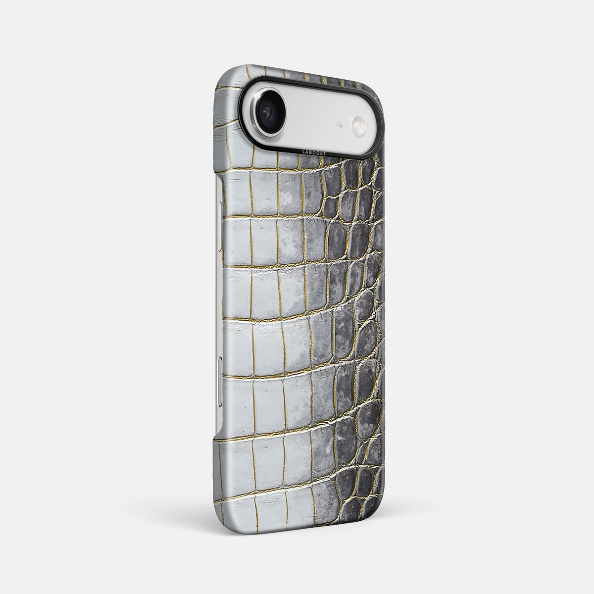 Classic Case For iPhone 17 Air In Himalayan Crocodile -2 | Gold-Black