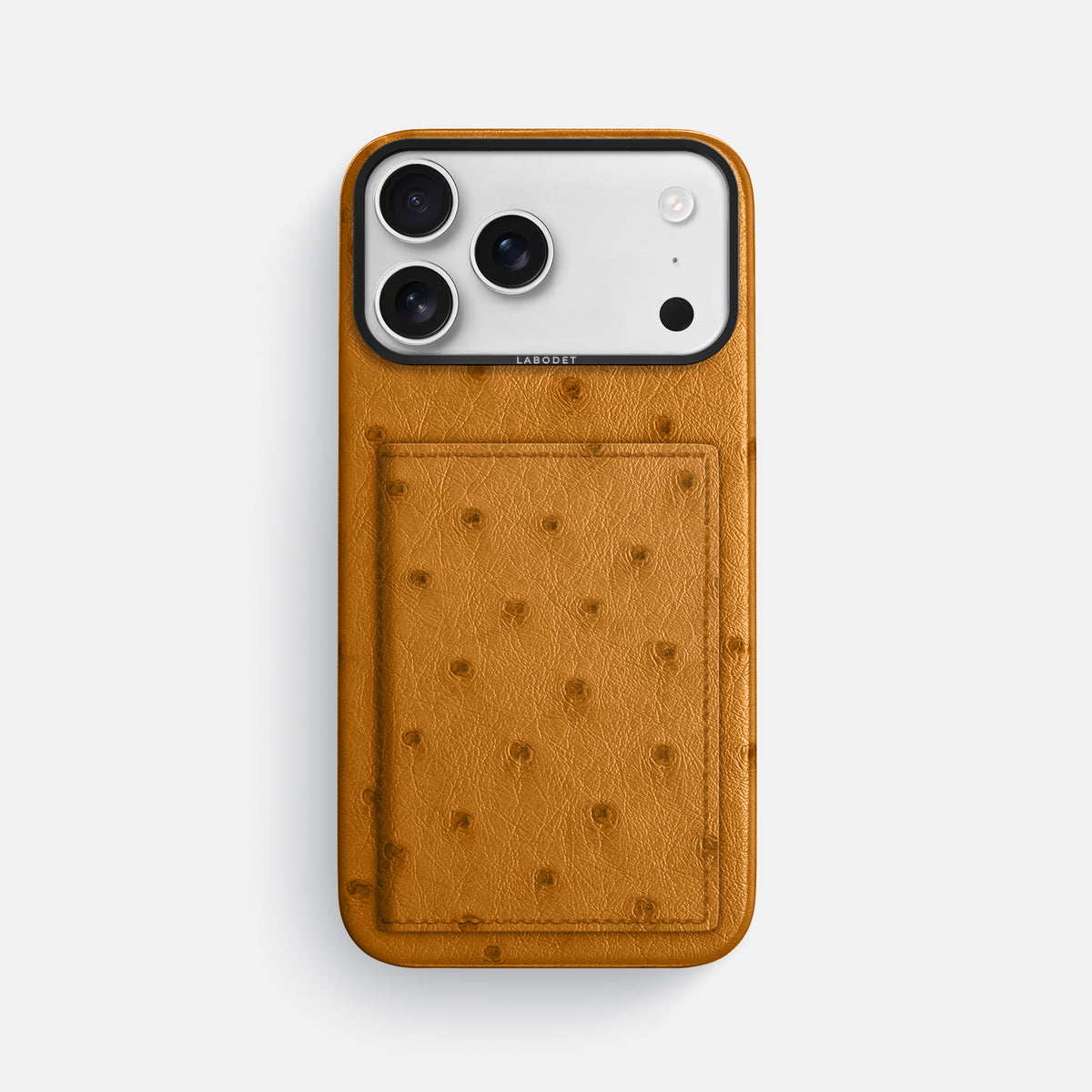 Bi-Fold Case For iPhone 17 Pro Max In Ostrich -1 | Chestnut-Black