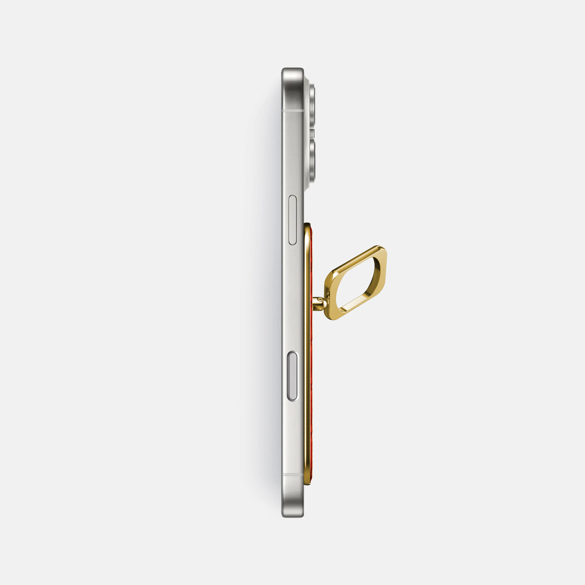 MagSafe Ring For iPhone 17 Pro Max In Porosus Crocodile -3 | Rust-Gold