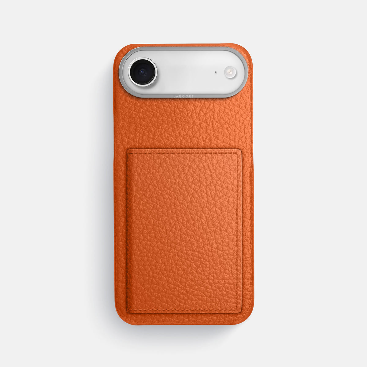 Bi-Fold Case For iPhone 17 Air In Calf -1 | Orange-Steel