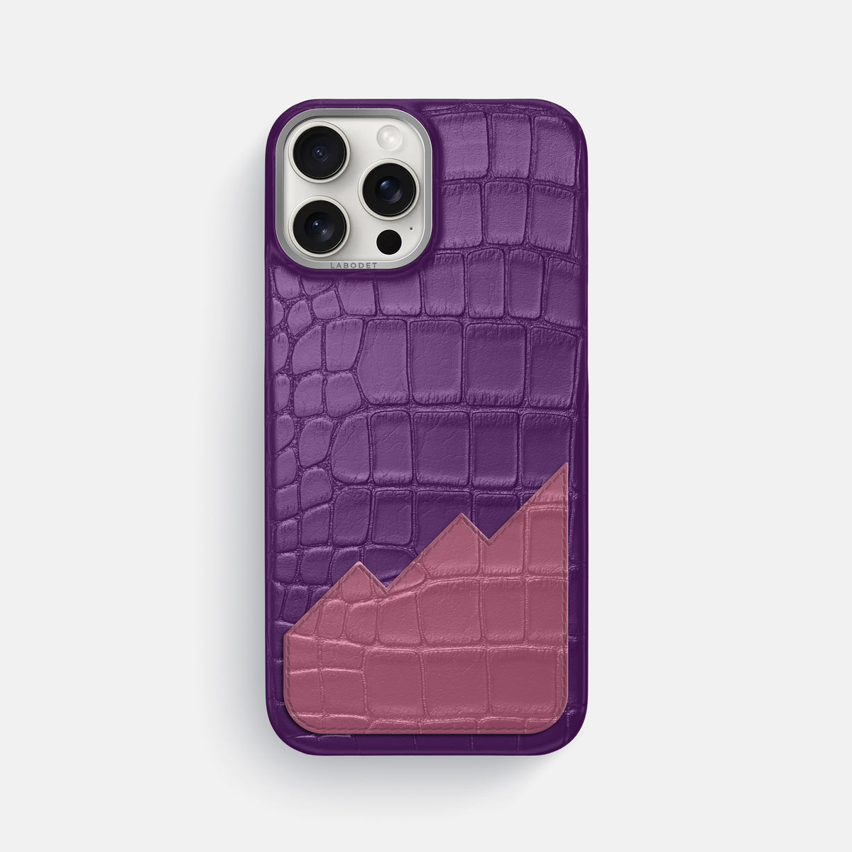 Classic Case With UpOnly For iPhone 16 Pro Max In Alligator -1 | Purple-Steel