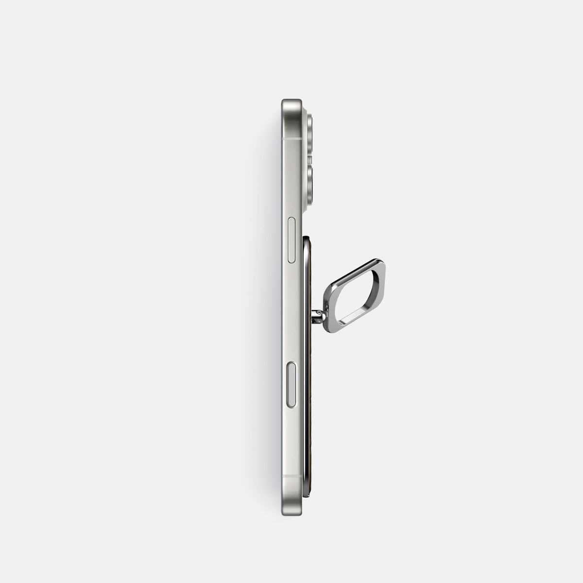 MagSafe Ring For iPhone 17 Pro In Porosus Crocodile -3 | Bronze-Steel