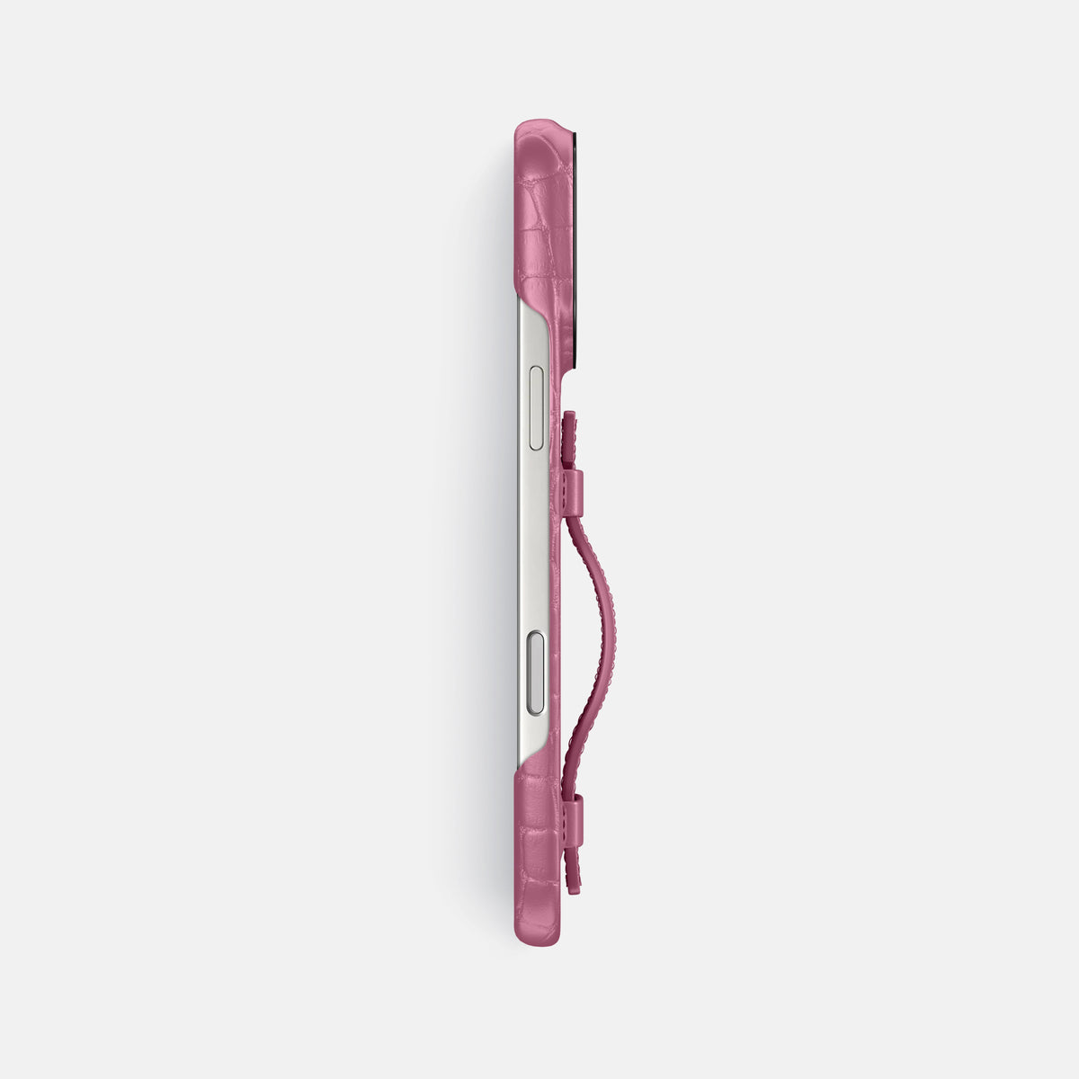 Handle Case For iPhone 17 Pro Max In Alligator -3 | Pink-Lagoon-Black