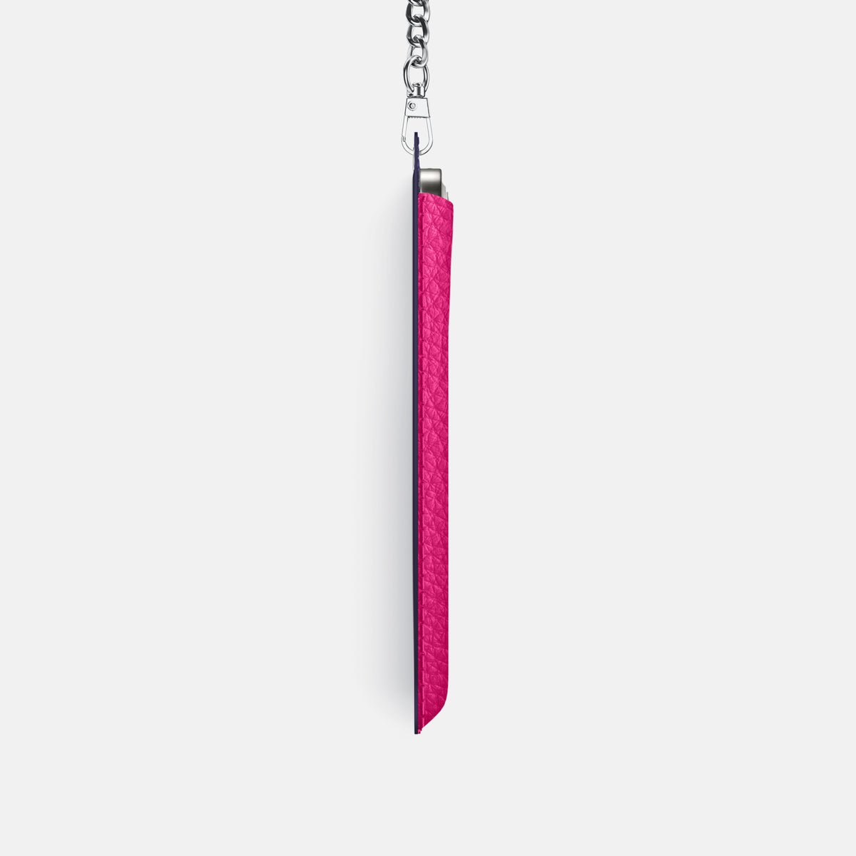 Crossbody Bag For iPhone 17 Pro In Calf -4 | Magenta-Steel