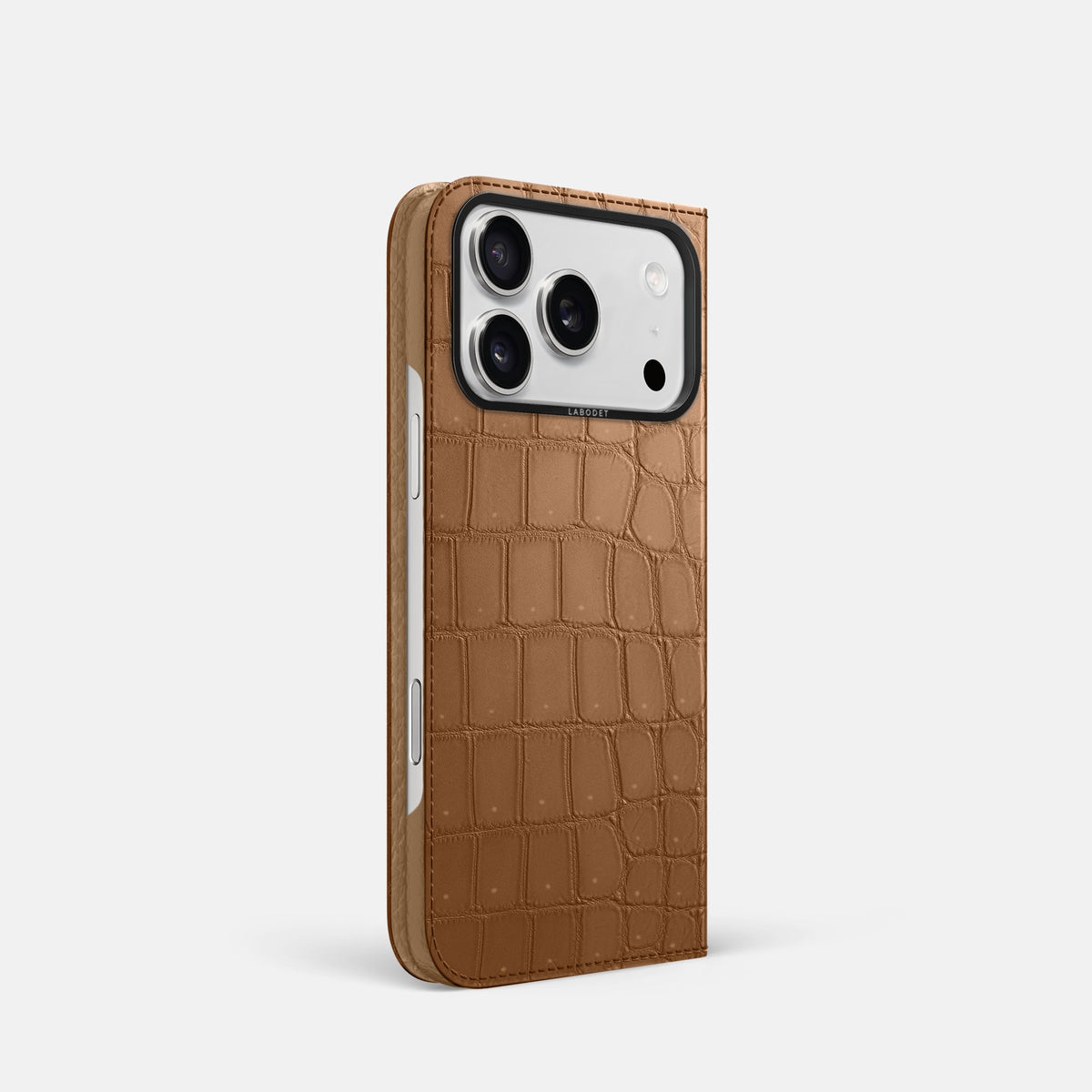 Folio Case For iPhone 17 Pro In Porosus Crocodile