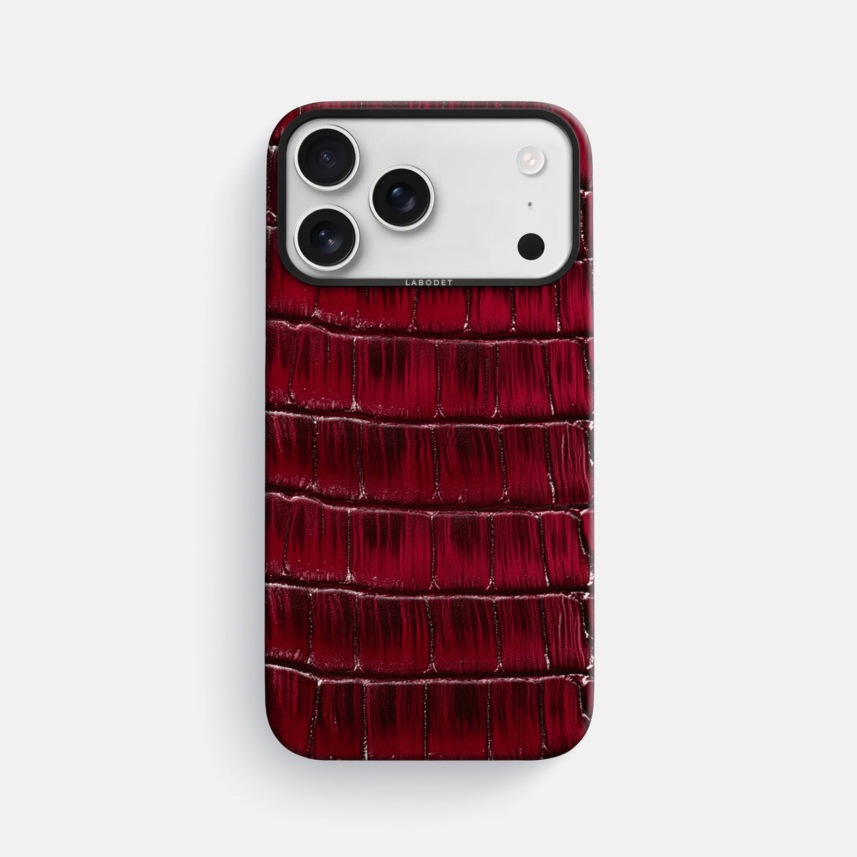 Classic Case For iPhone 18 Pro Max In Patina Alligator -1 | Havana-Burgundy-Black