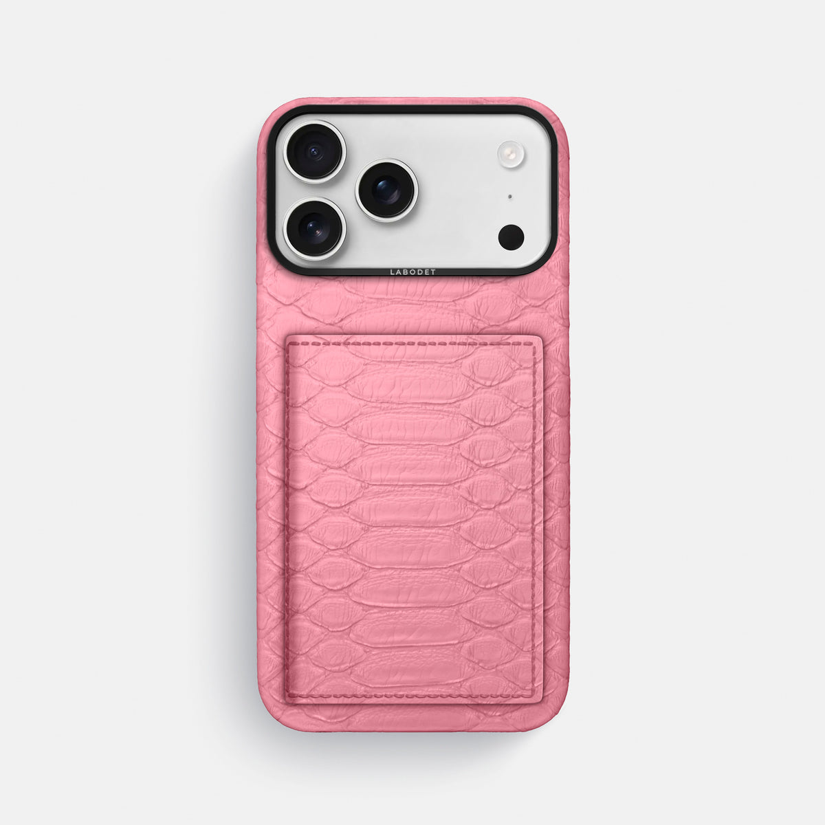 Bi-Fold Case For iPhone 17 Pro Max In Python -1 | Pink-Black