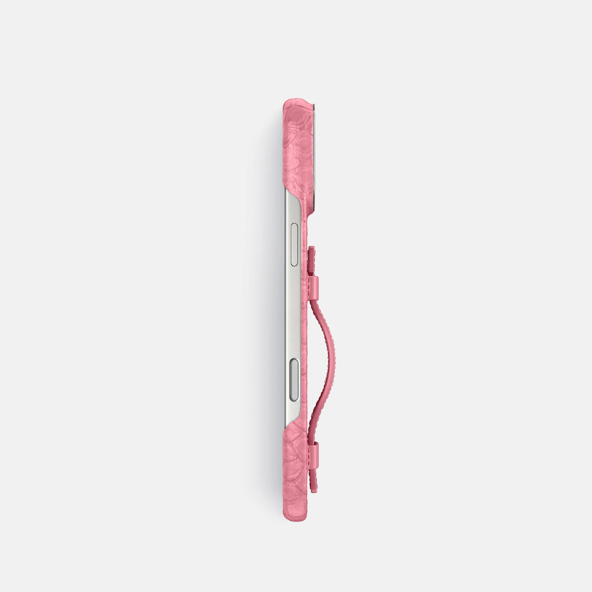 Handle Case For iPhone 18 Pro In Python -3 | Pink-Steel