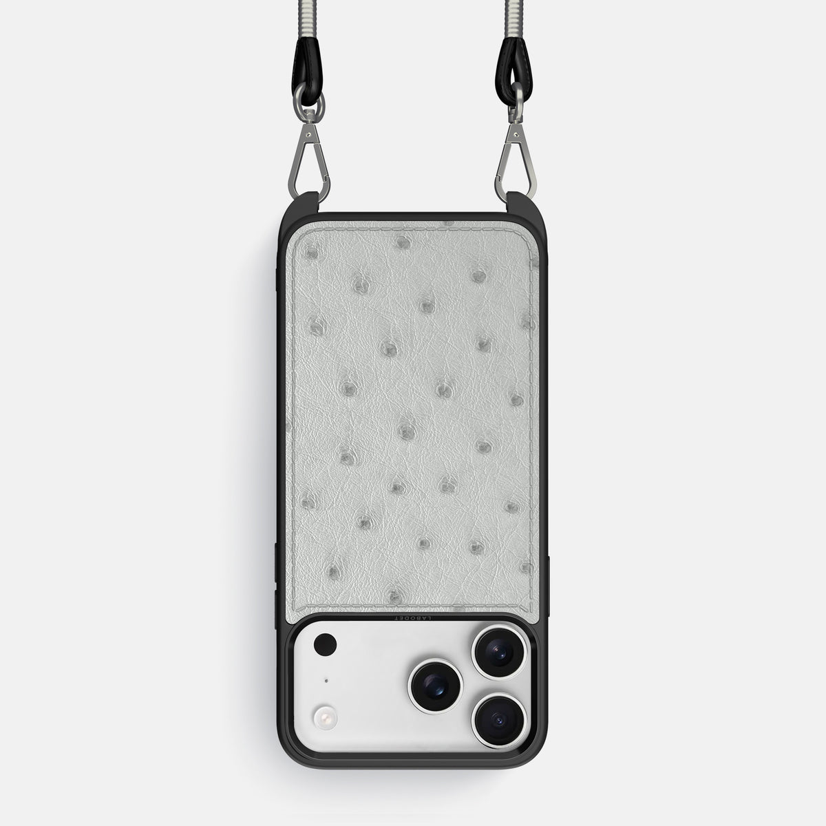Crossbody Sport Case For iPhone 17 Pro In Ostrich -1 | White