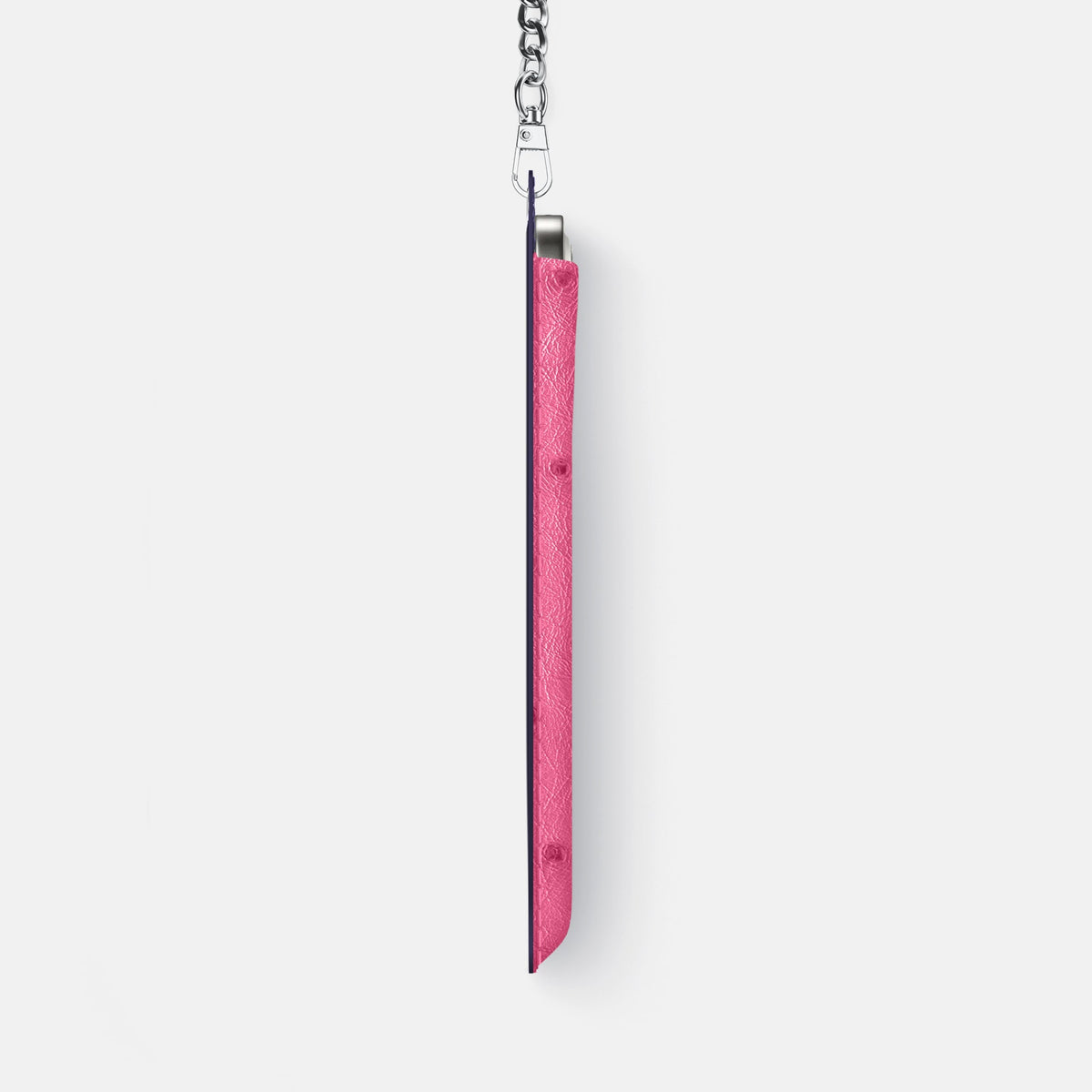 Crossbody Bag For iPhone 18 Pro Max In Ostrich -4 | Pink-Steel