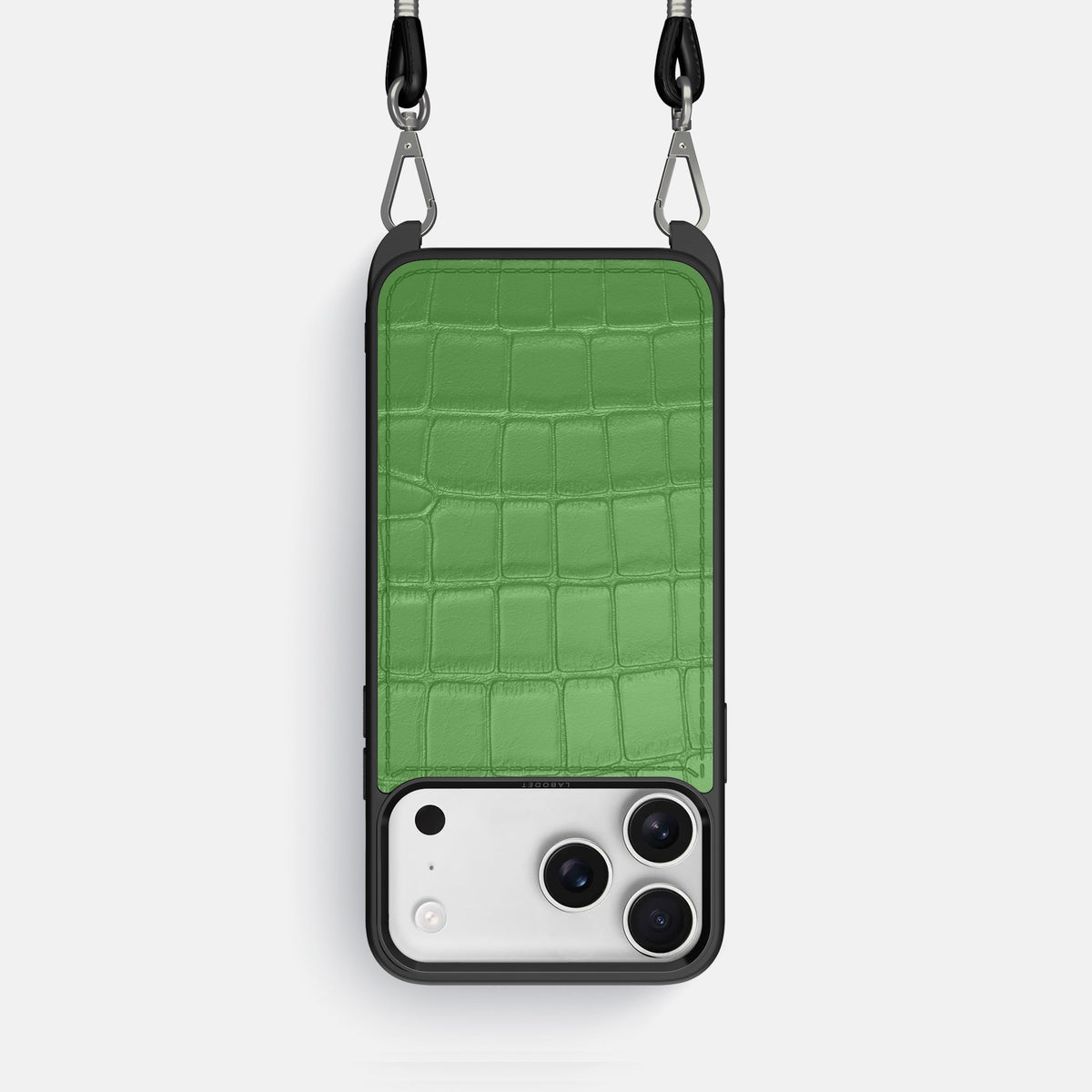Crossbody Sport Case For iPhone 18 Pro In Alligator -1 | Apple-Green
