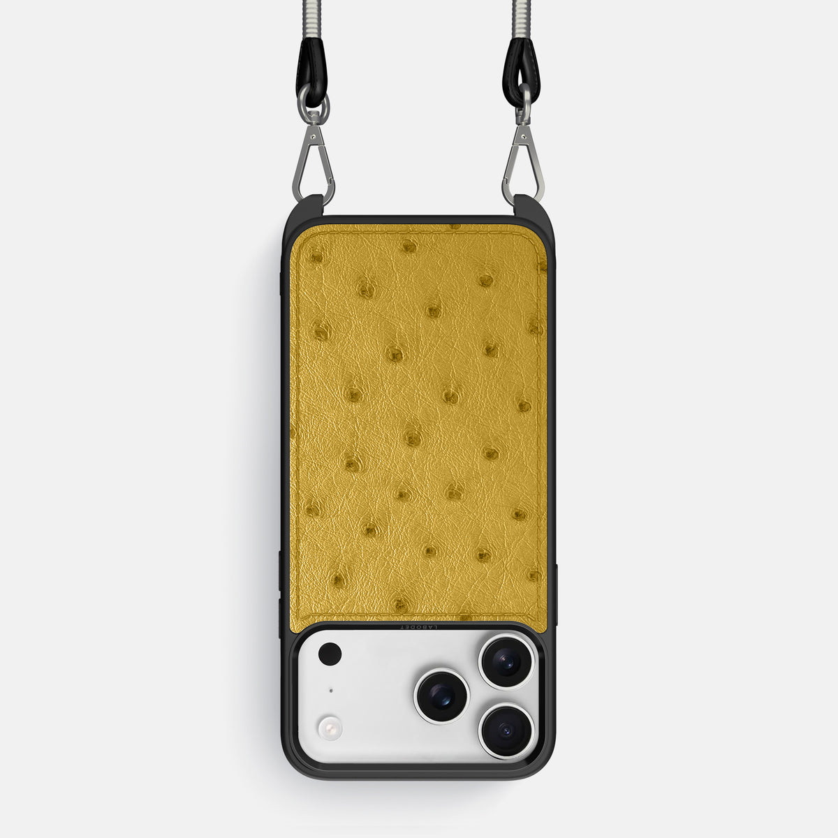 Crossbody Sport Case For iPhone 17 Pro In Ostrich -1 | Gold