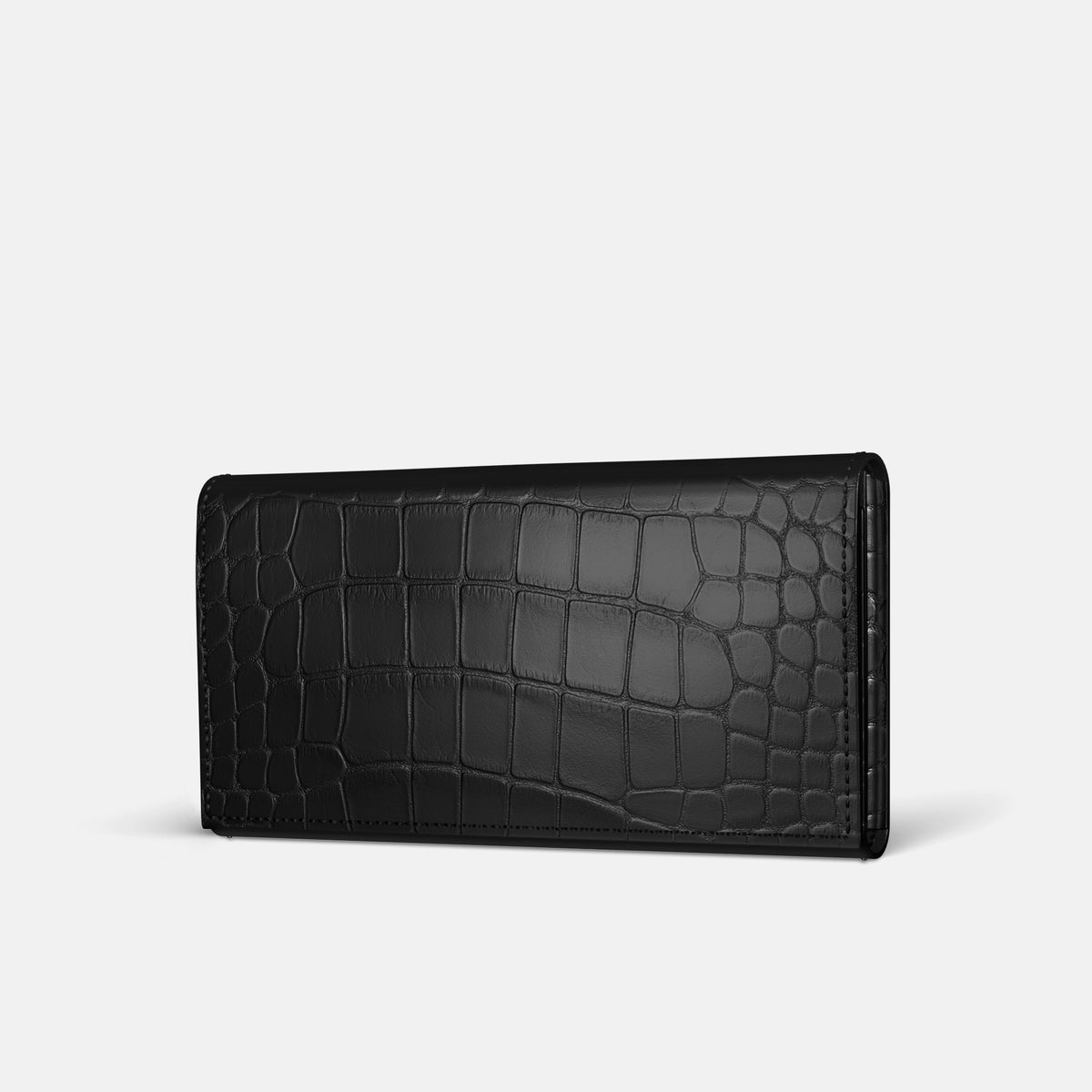 Wallet Case For iPhone 17 Pro In Alligator -1 | Black