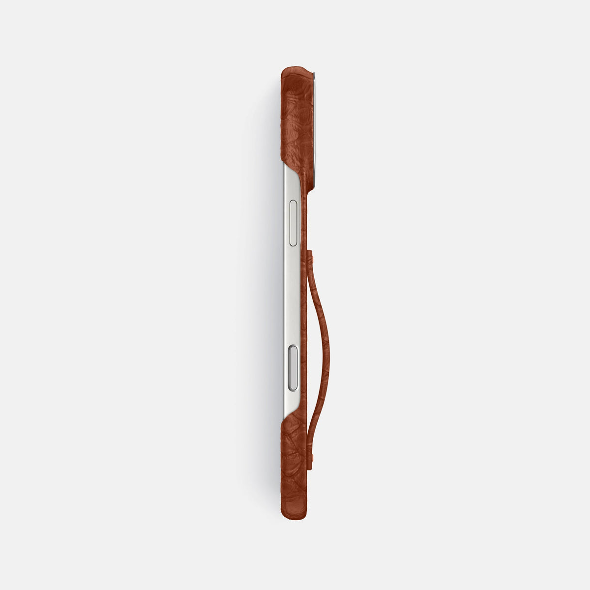 Finger Case For iPhone 18 Pro Max In Python -3 | Medium-Brown-Steel