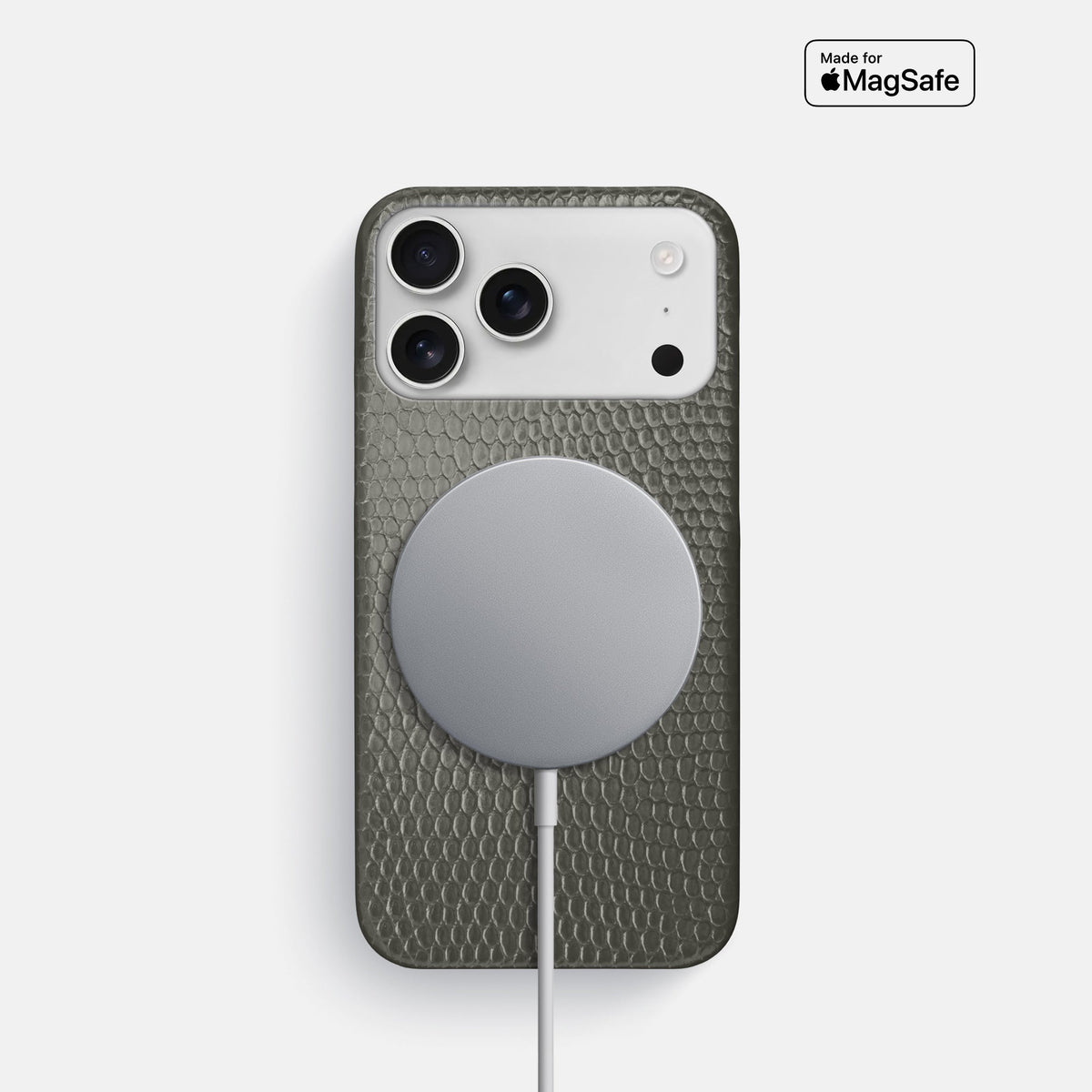 Slim Case For iPhone 18 Pro In Lizard -5 | Grey