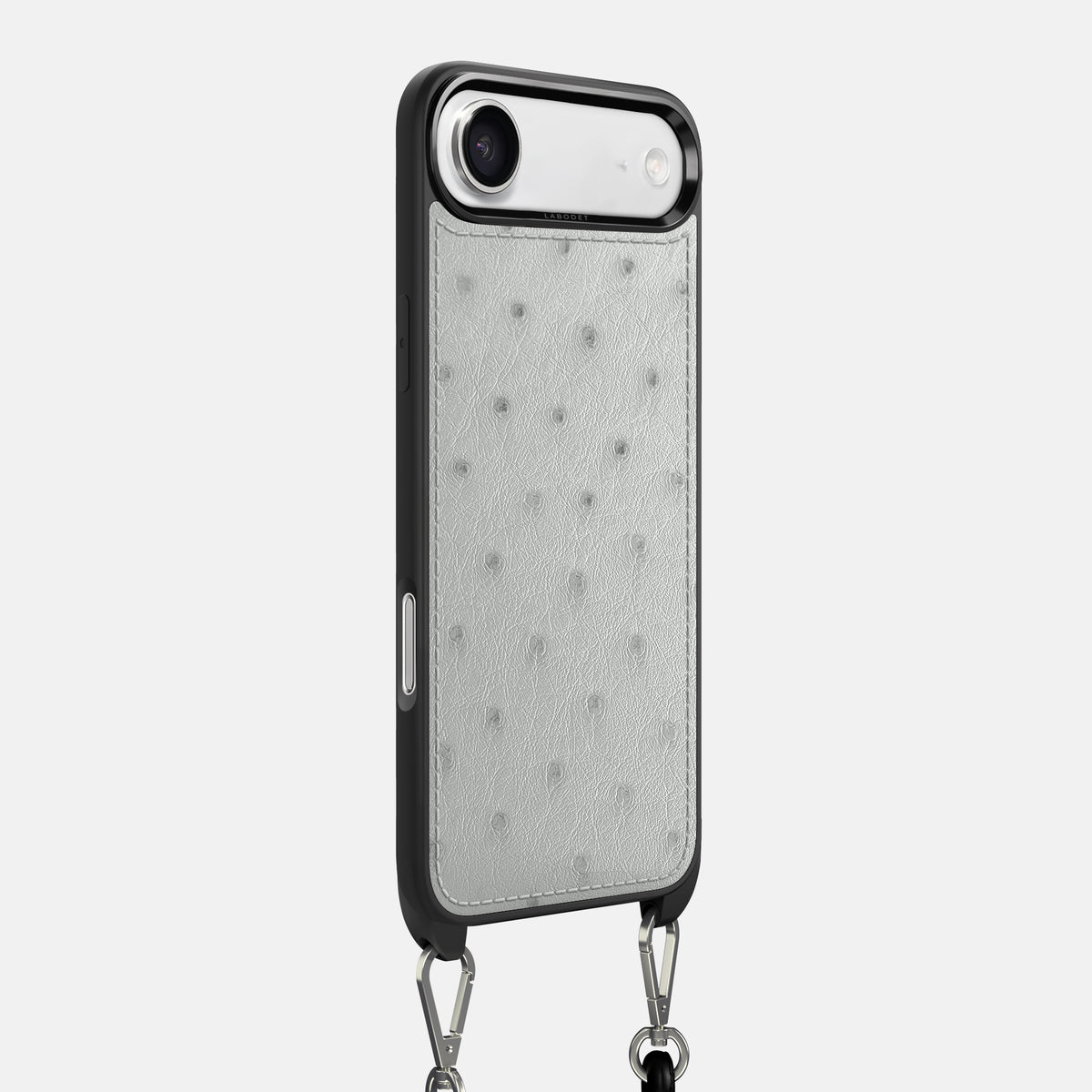 Crossbody Sport Case For iPhone 17 Air In Ostrich -2 | White