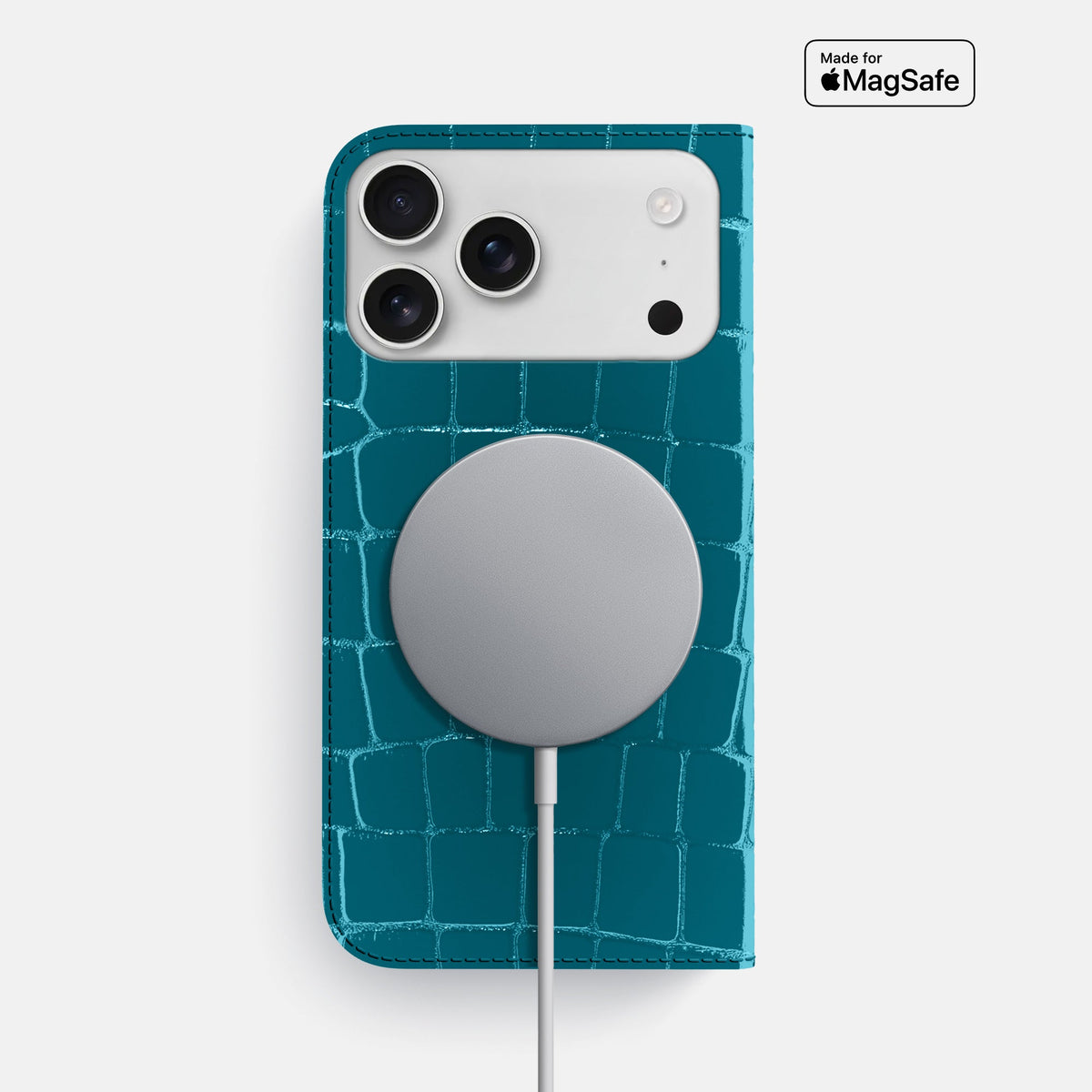 Folio Slim Case For iPhone 18 Pro Max In Shiny Alligator -3 | Curacao