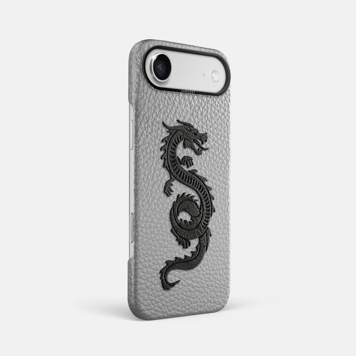 Classic Case With Carbon Dragon For iPhone 17 Air In Calf -2 | Nuage-Black