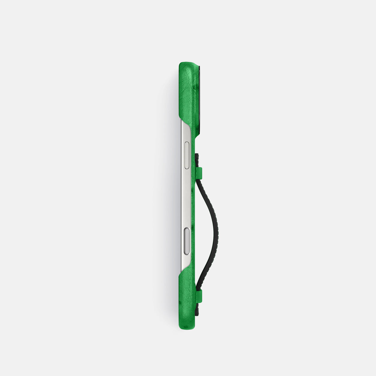 Center Handle Coloré For iPhone 17 Pro In Ostrich -2 | Kentucky-Green-Black
