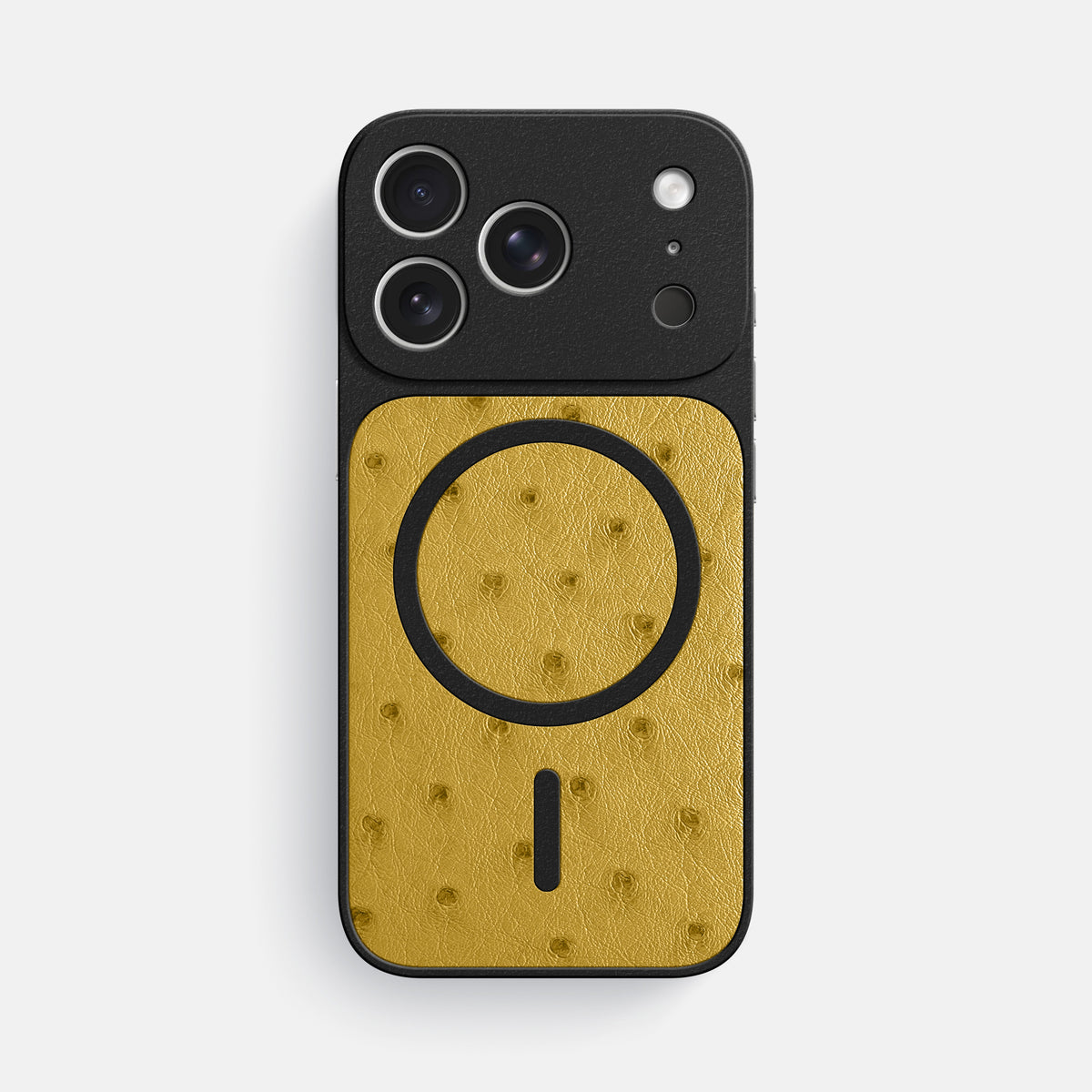 MagSafe Mask For iPhone 17 Pro Max In Ostrich -3 | Gold