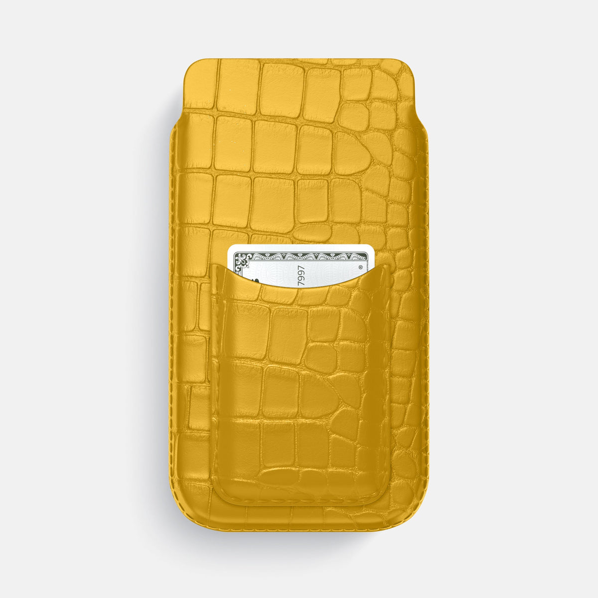 Pouch Card Case For iPhone 17 Pro Max In Alligator