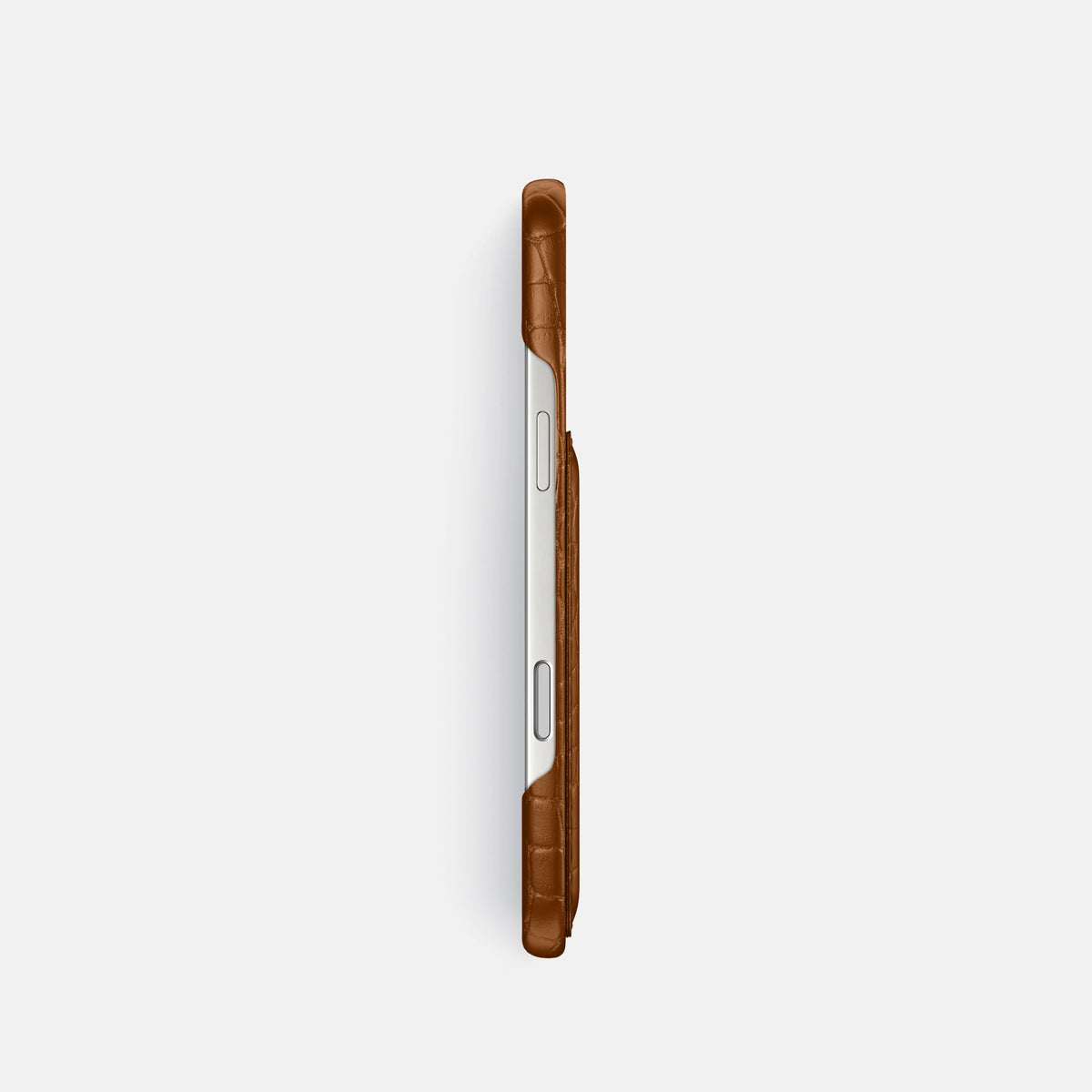 Slim Card Case For iPhone 18 Pro In Alligator -3 | Honey
