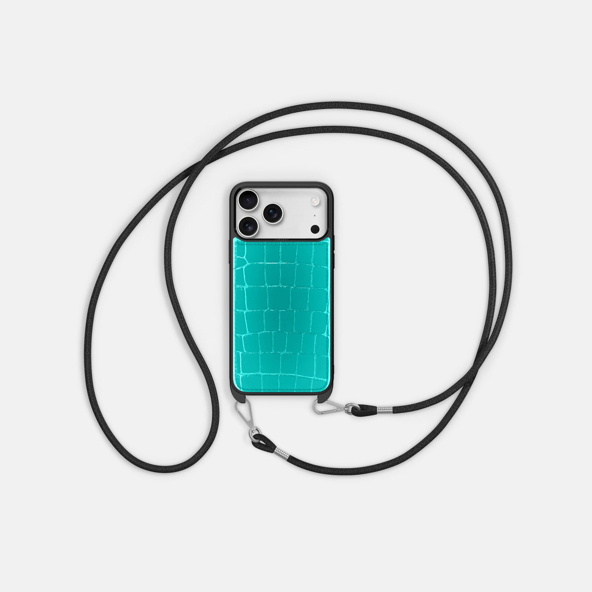 Crossbody Sport Case For iPhone 18 Pro Max In Shiny Alligator -5 | Mint