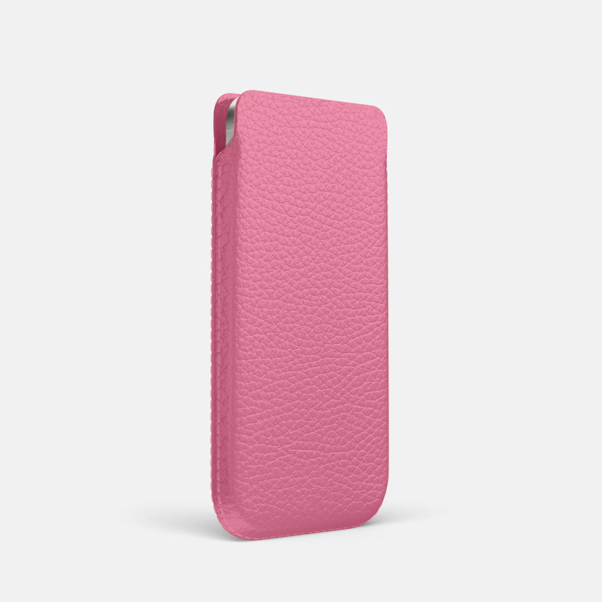 Pouch Case For iPhone 18 Pro In Calf -2 | Pink