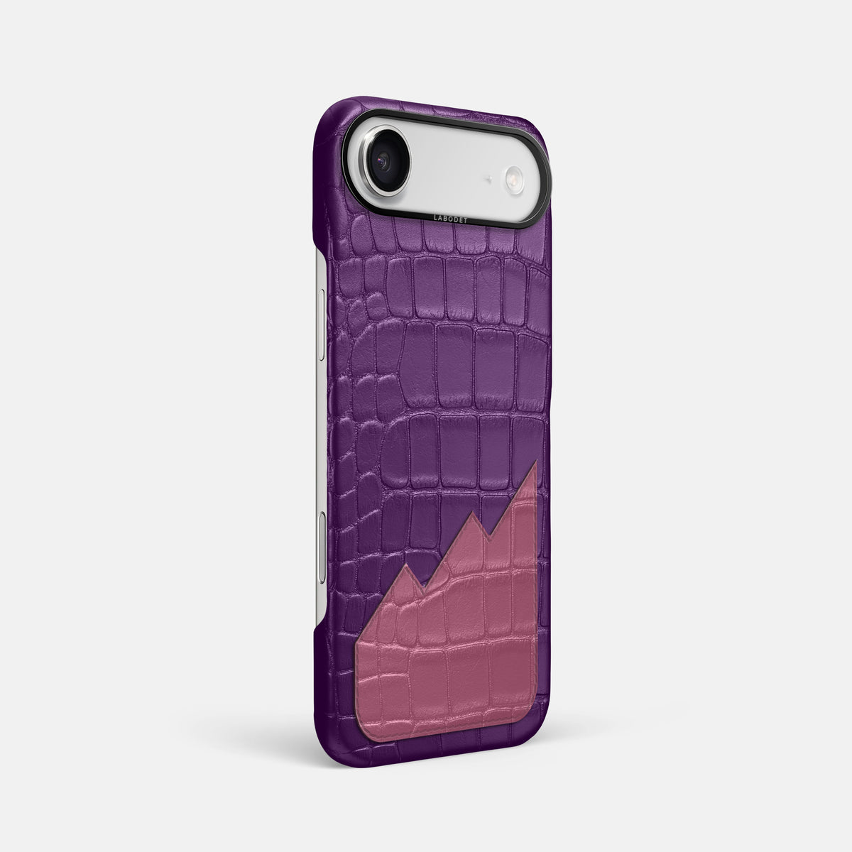 Classic Case With UpOnly For iPhone 17 Air In Alligator -2 | Purple-Black