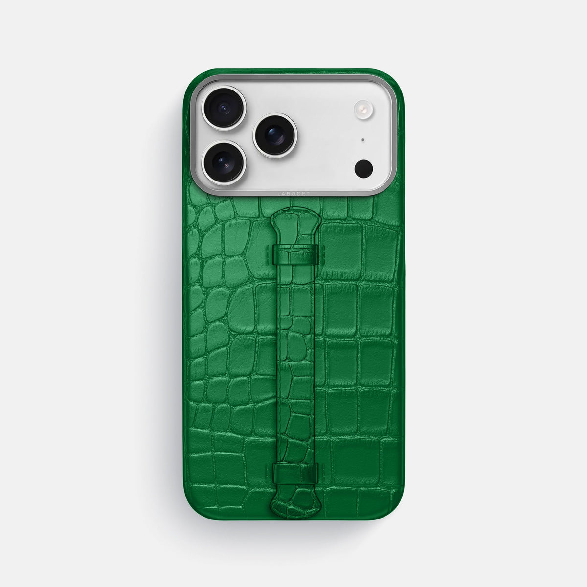 Center Handle For iPhone 18 Pro Max In Alligator -1 | Forest-Green-Steel