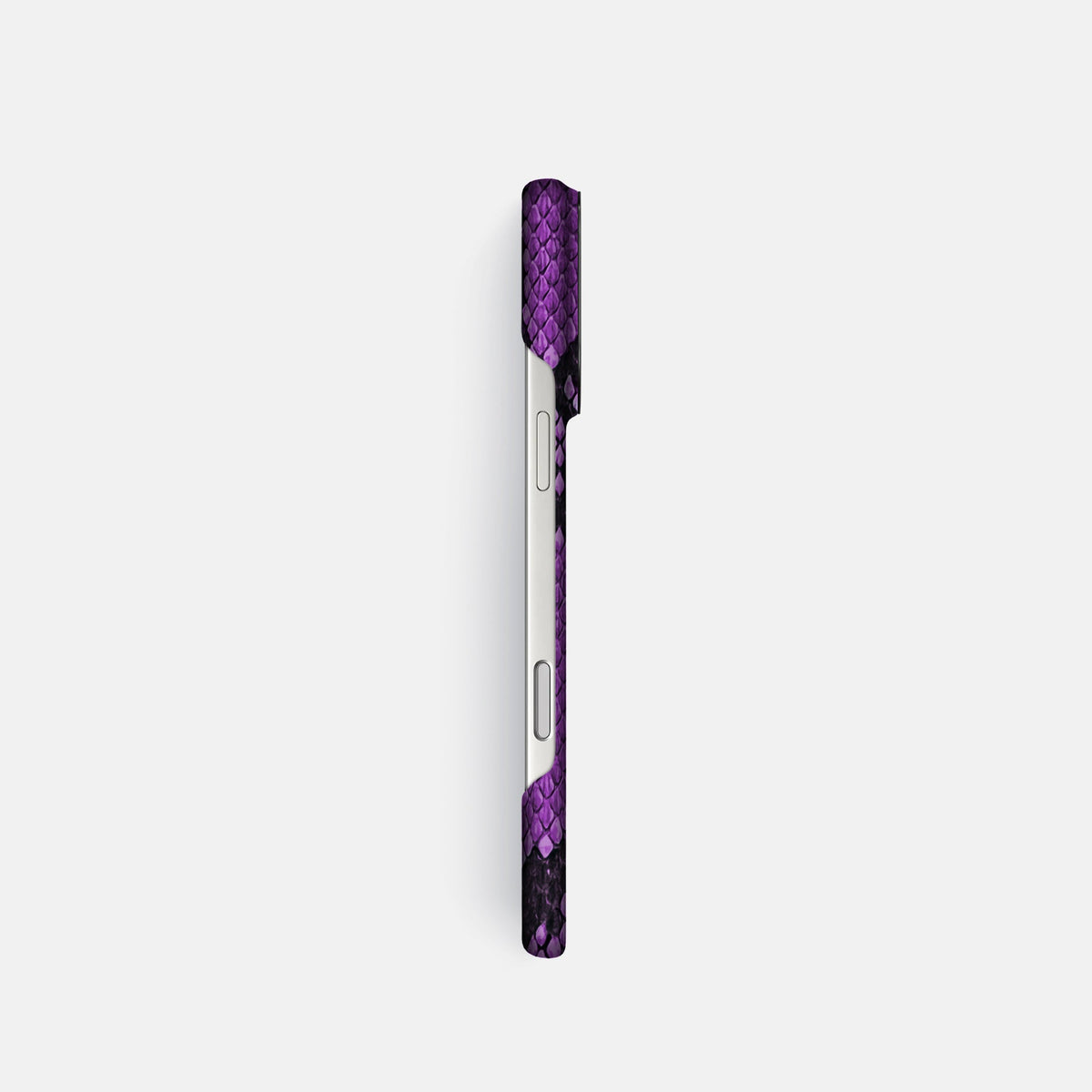 Classic Case For iPhone 18 Pro In Deluxe Python -3 | Purple-Black