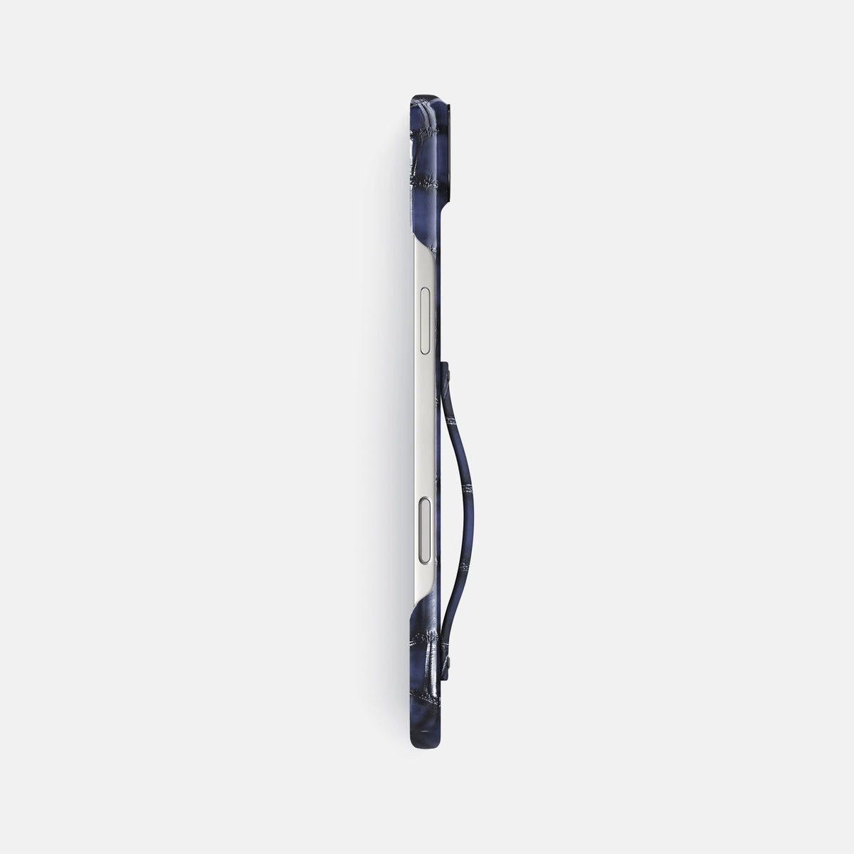 Finger Case For iPhone 17 Air In Patina Alligator -3 | Havana-Blue-Black