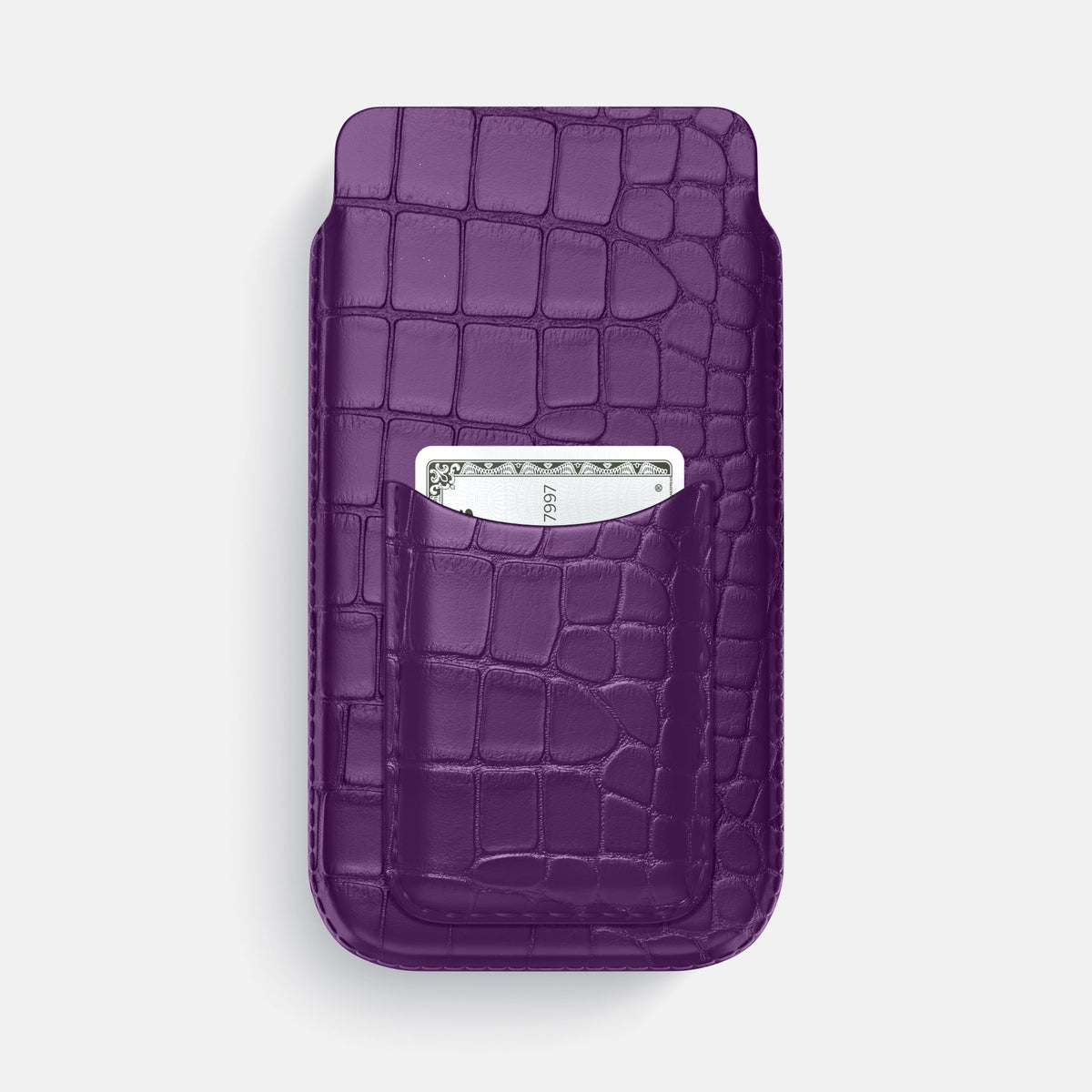 Pouch Card Case For iPhone 17 Pro Max In Alligator