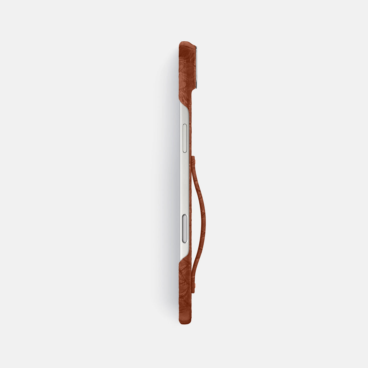 Finger Case For iPhone 17 Air In Python -3 | Medium-Brown-Steel