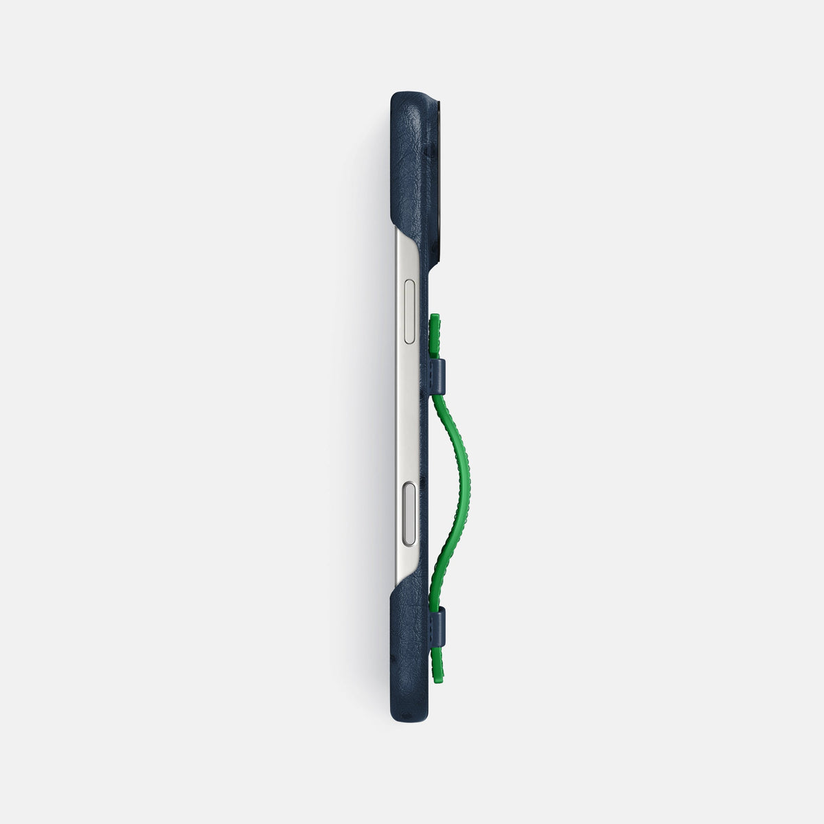 Handle Case Coloré For iPhone 18 Pro Max In Ostrich -3 | Navy-Blue-Black