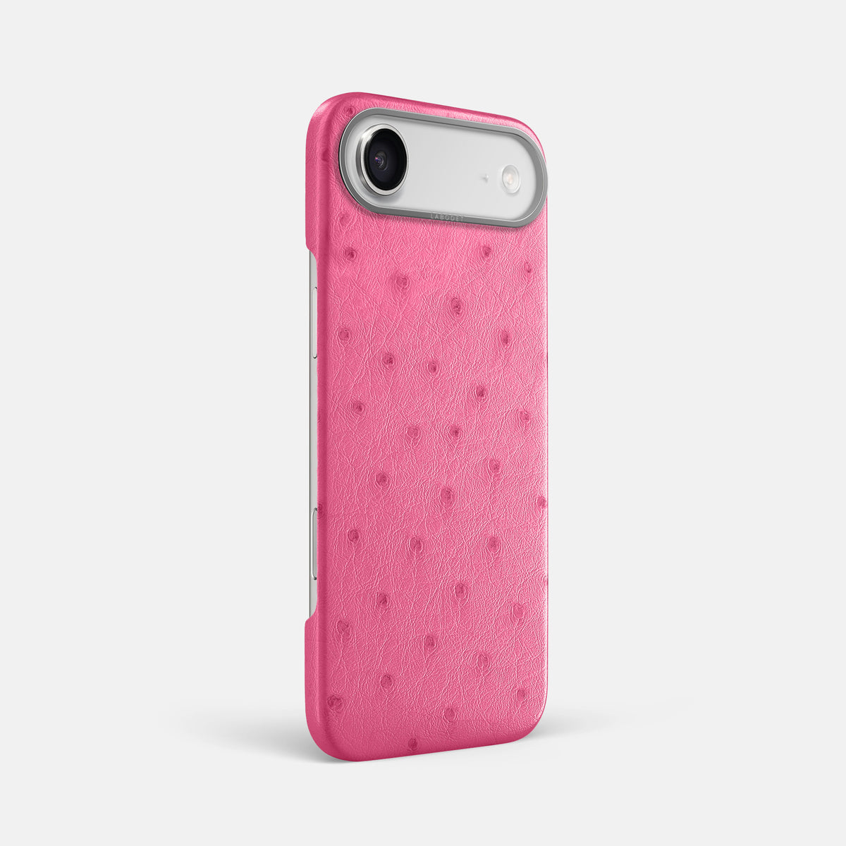 Classic Case For iPhone 17 Air In Ostrich -2 | Pink-Steel