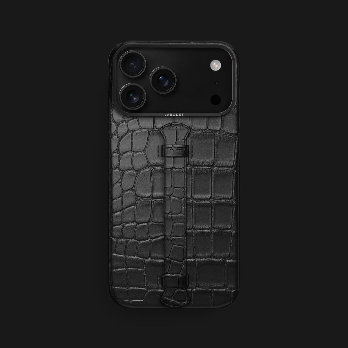 Center Handle Edition Black For iPhone 17 Pro Max In Alligator -1 | Edition-Black-Black