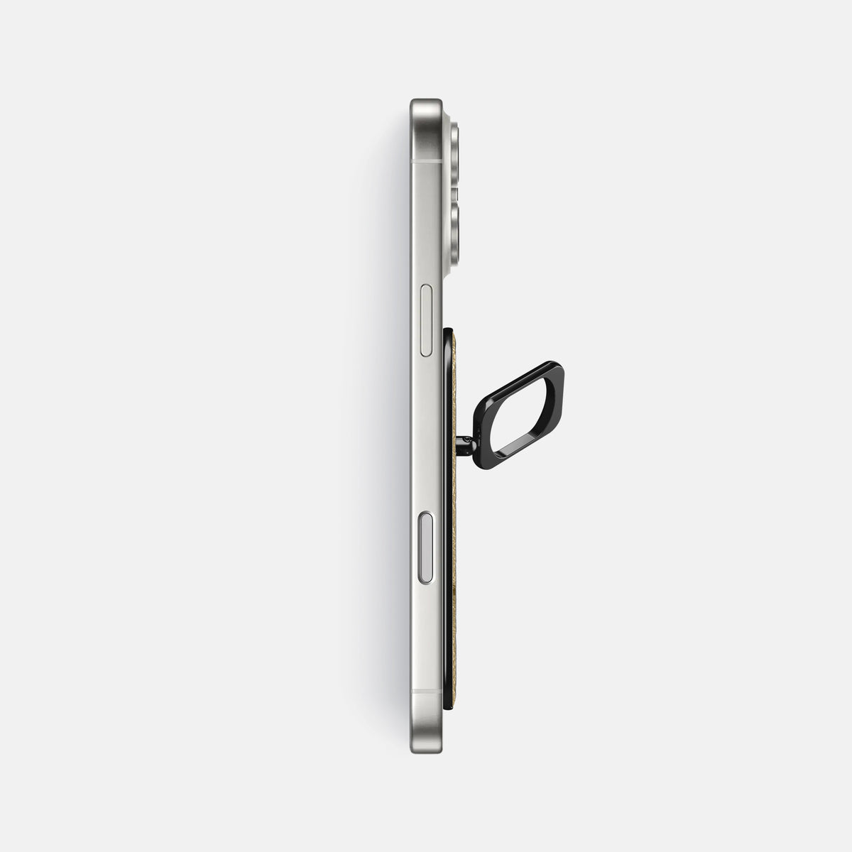 MagSafe Ring For iPhone 17 Pro Max In Ostrich -3 | Desert-Sand-Black