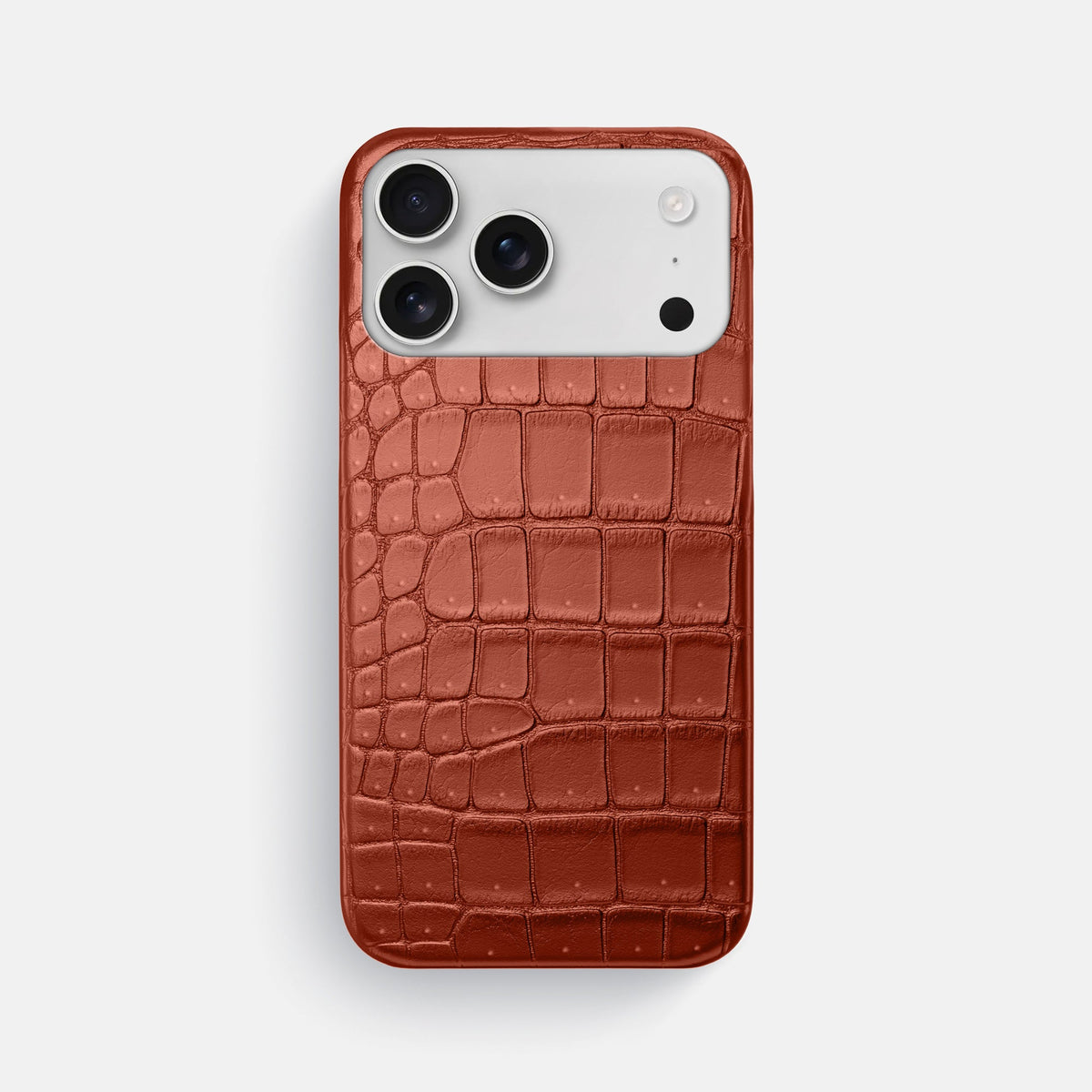 Slim Case For iPhone 18 Pro Max In Porosus Crocodile -1 | Nuts