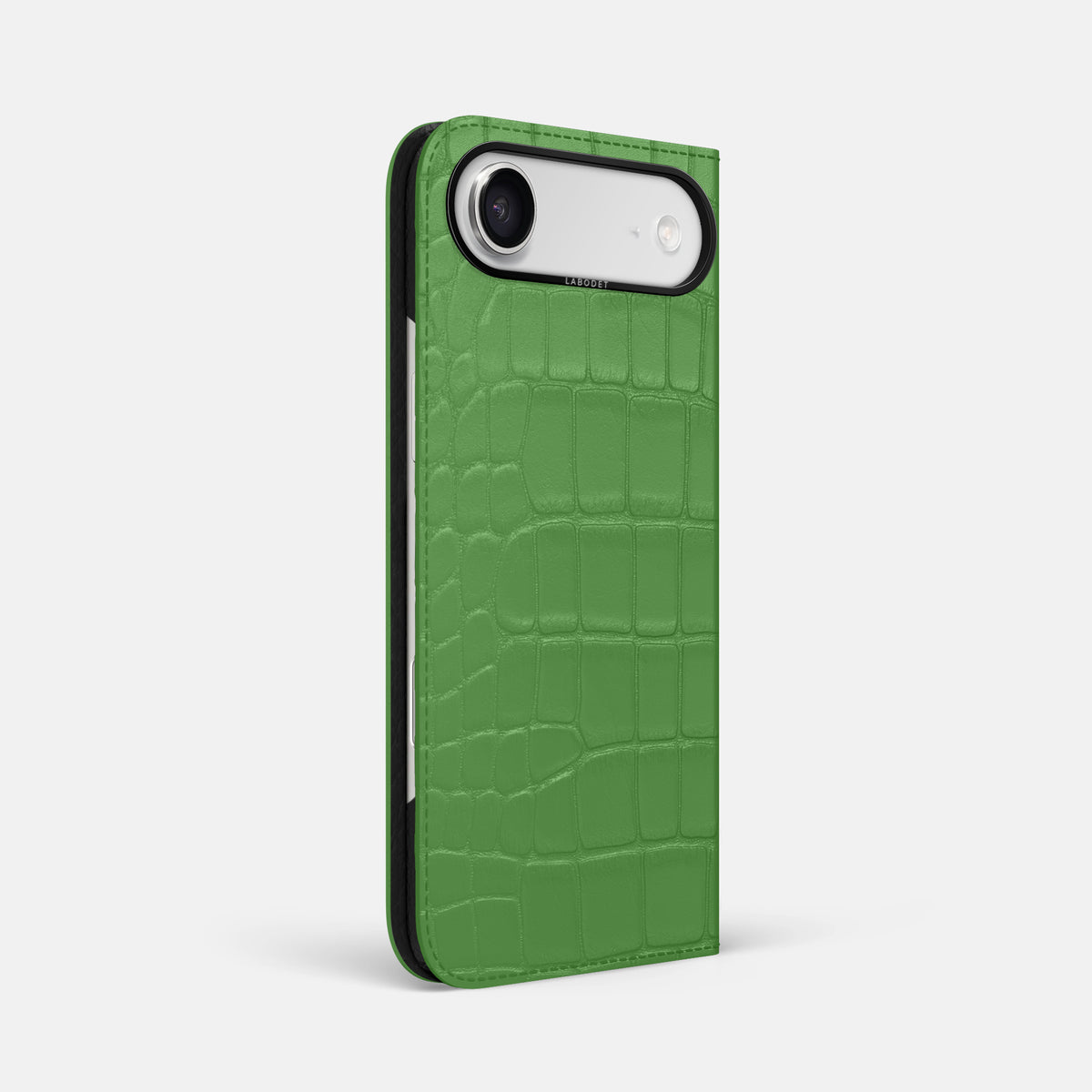 Folio Case For iPhone 17 Air In Alligator -1 | Apple-Green-Black