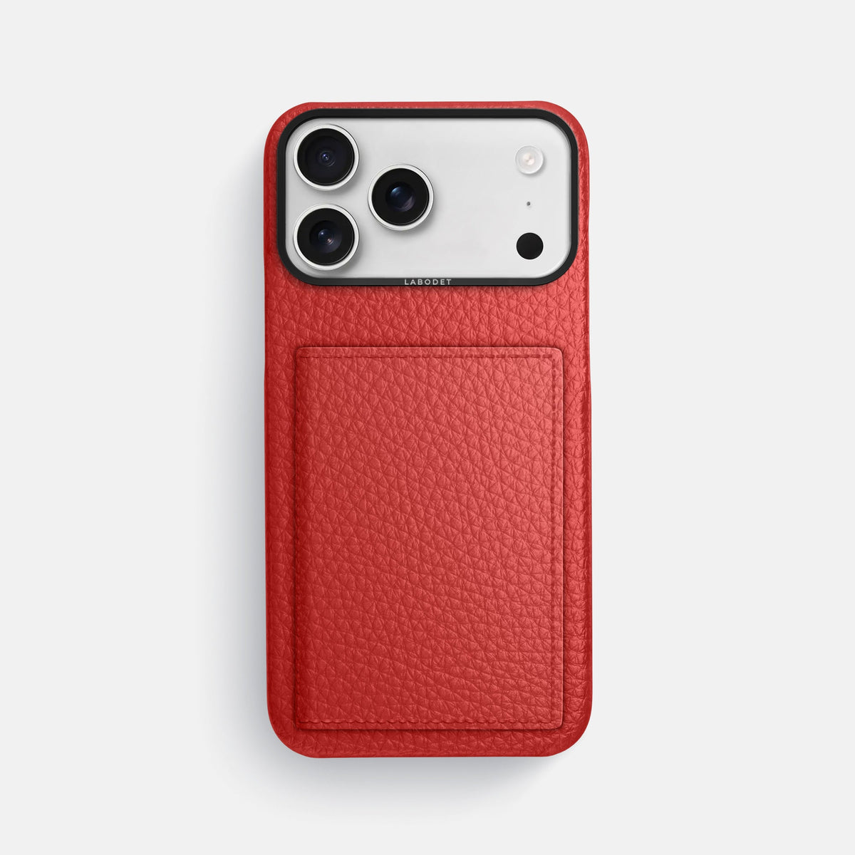 Bi-Fold Case For iPhone 18 Pro Max In Calf -1 | Red-Black