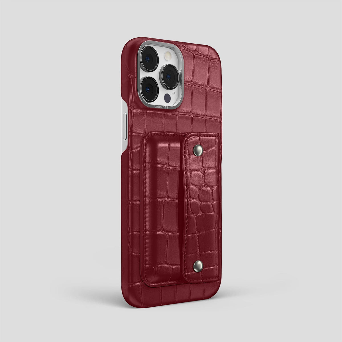 Burgundy iPhone 14 Pro Max Envelope Alligator -3 | Burgundy