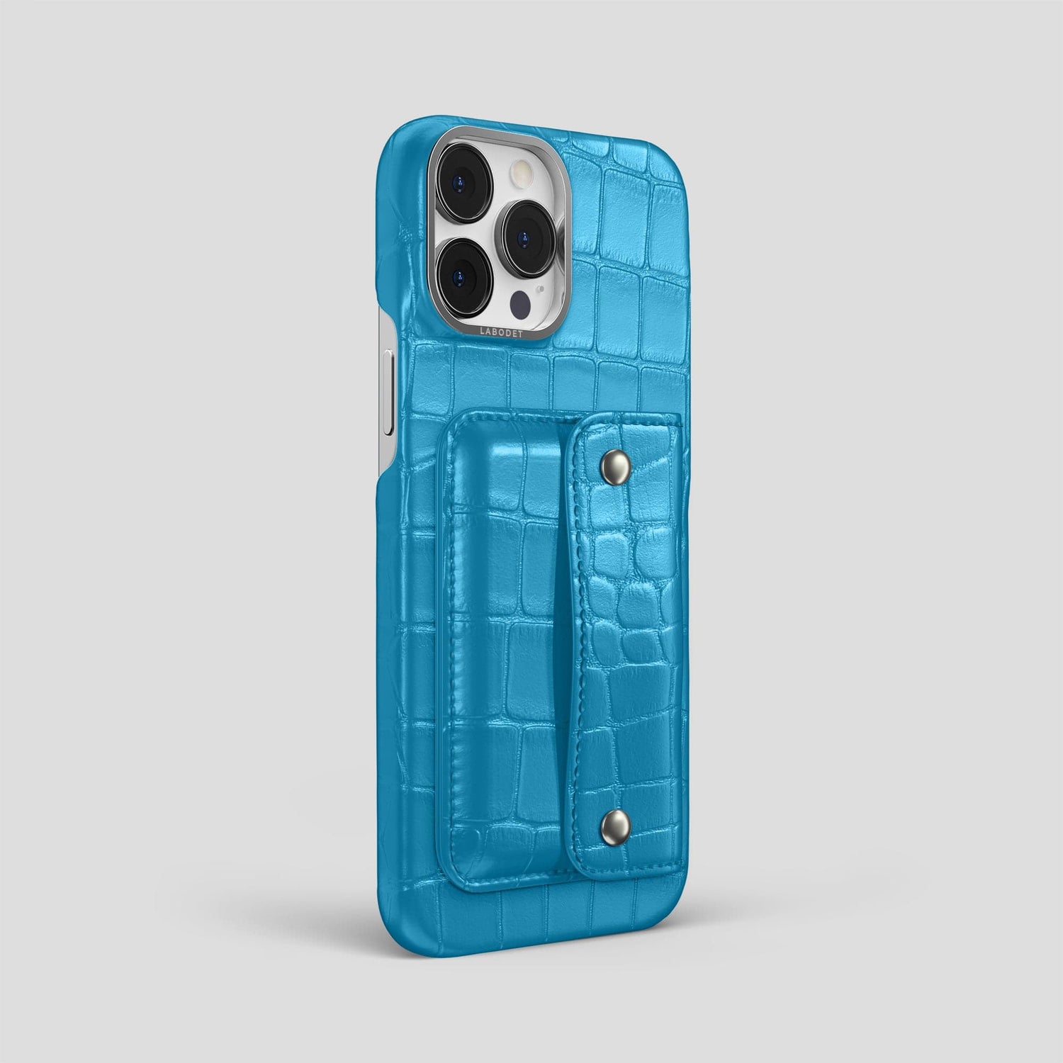 Curaçao-Blue iPhone 14 Pro Max Envelope Alligator -3 | Curaçao-Blue