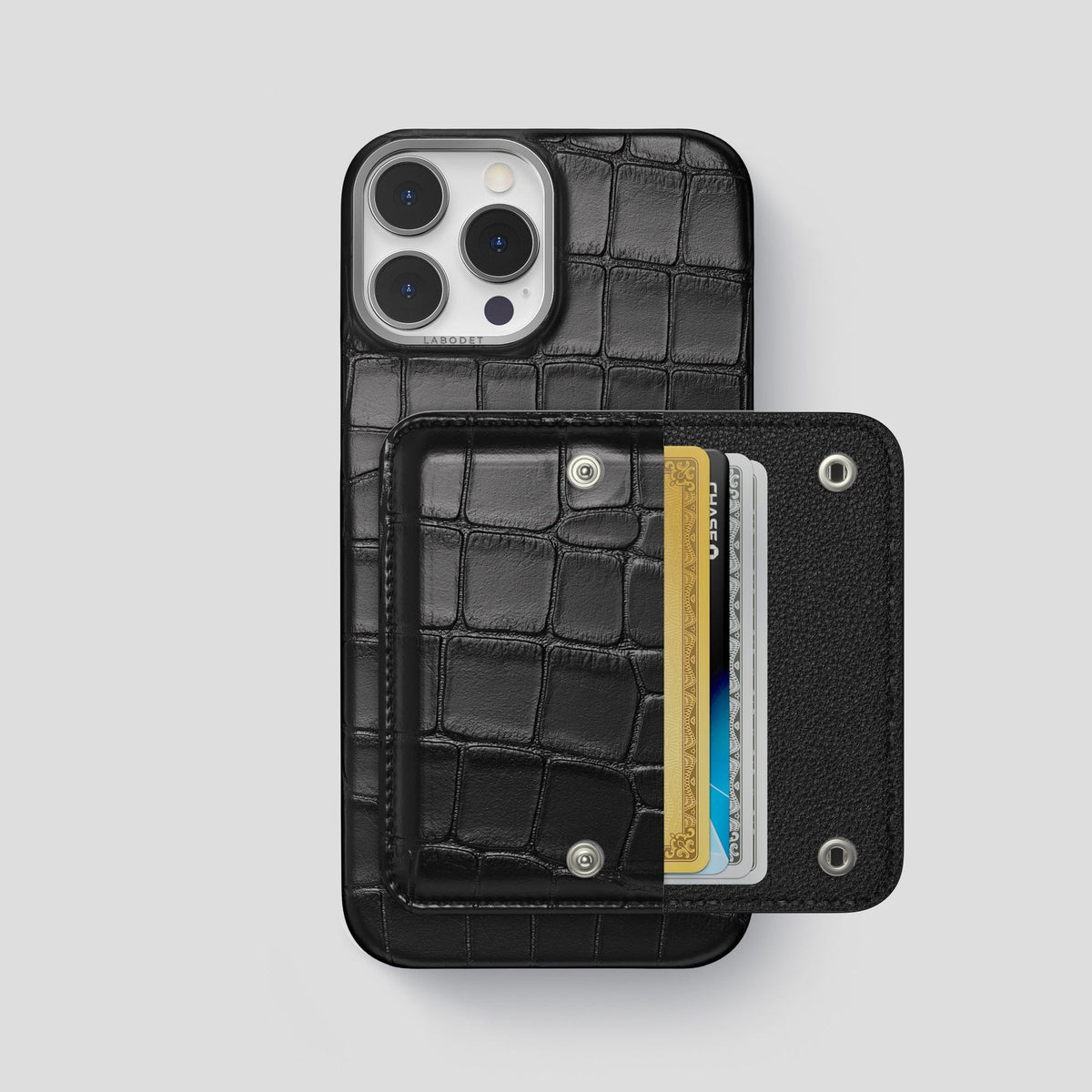 Black iPhone 14 Pro Max Envelope Alligator -2 | Black
