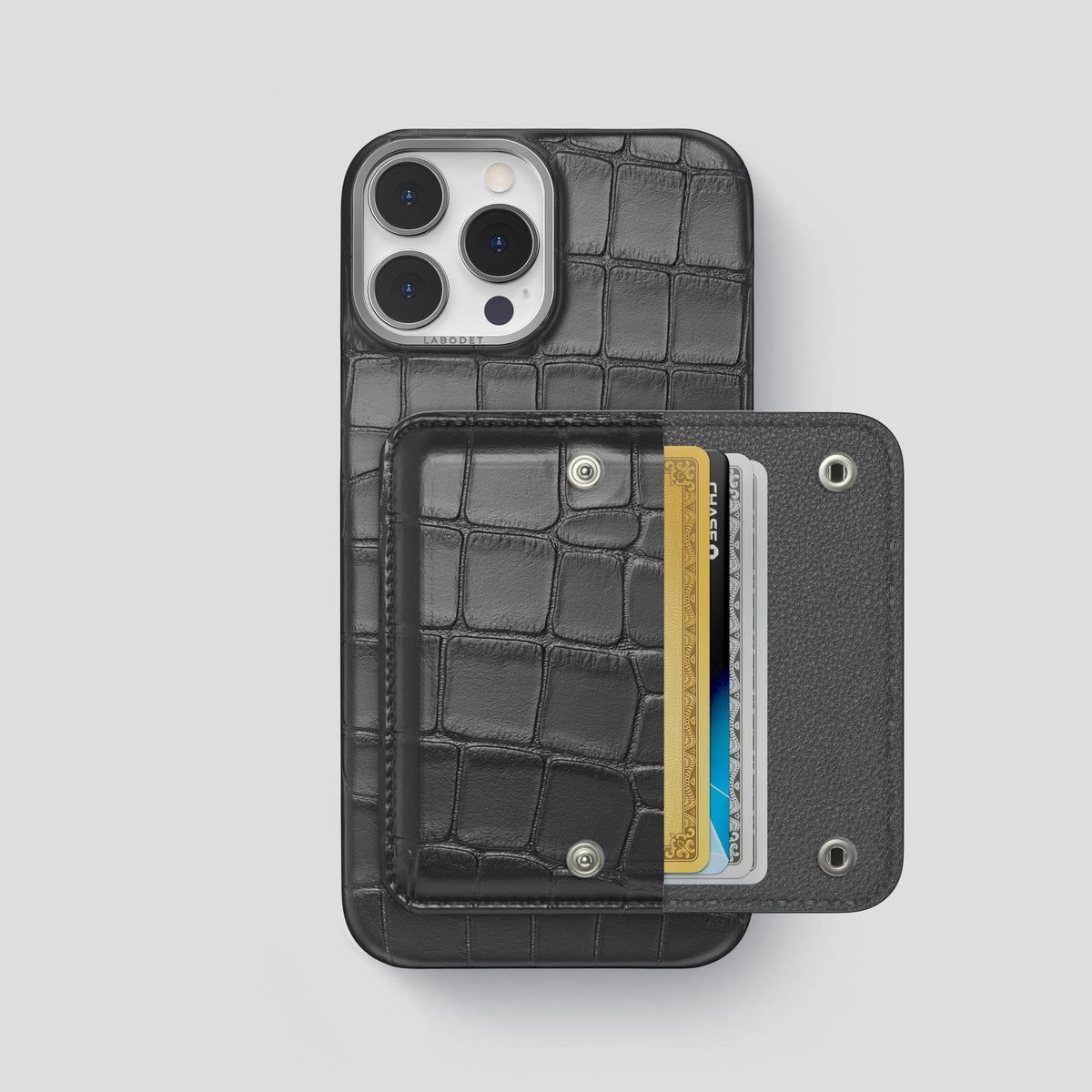 Grey iPhone 14 Pro Max Envelope Alligator -2 | Grey