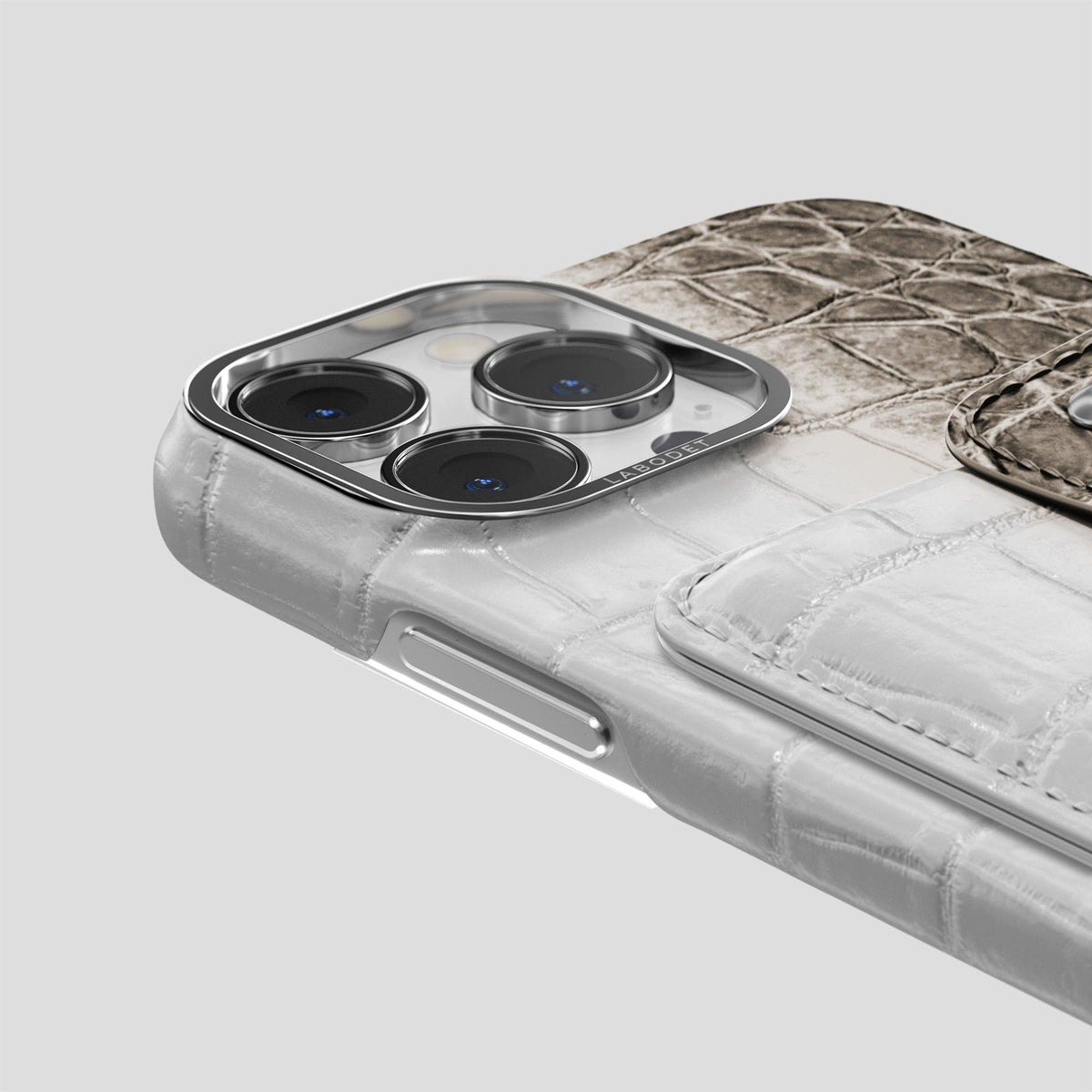 Black iPhone 15 Pro Max Envelope Case Himalayan Crocodile -5 | Black