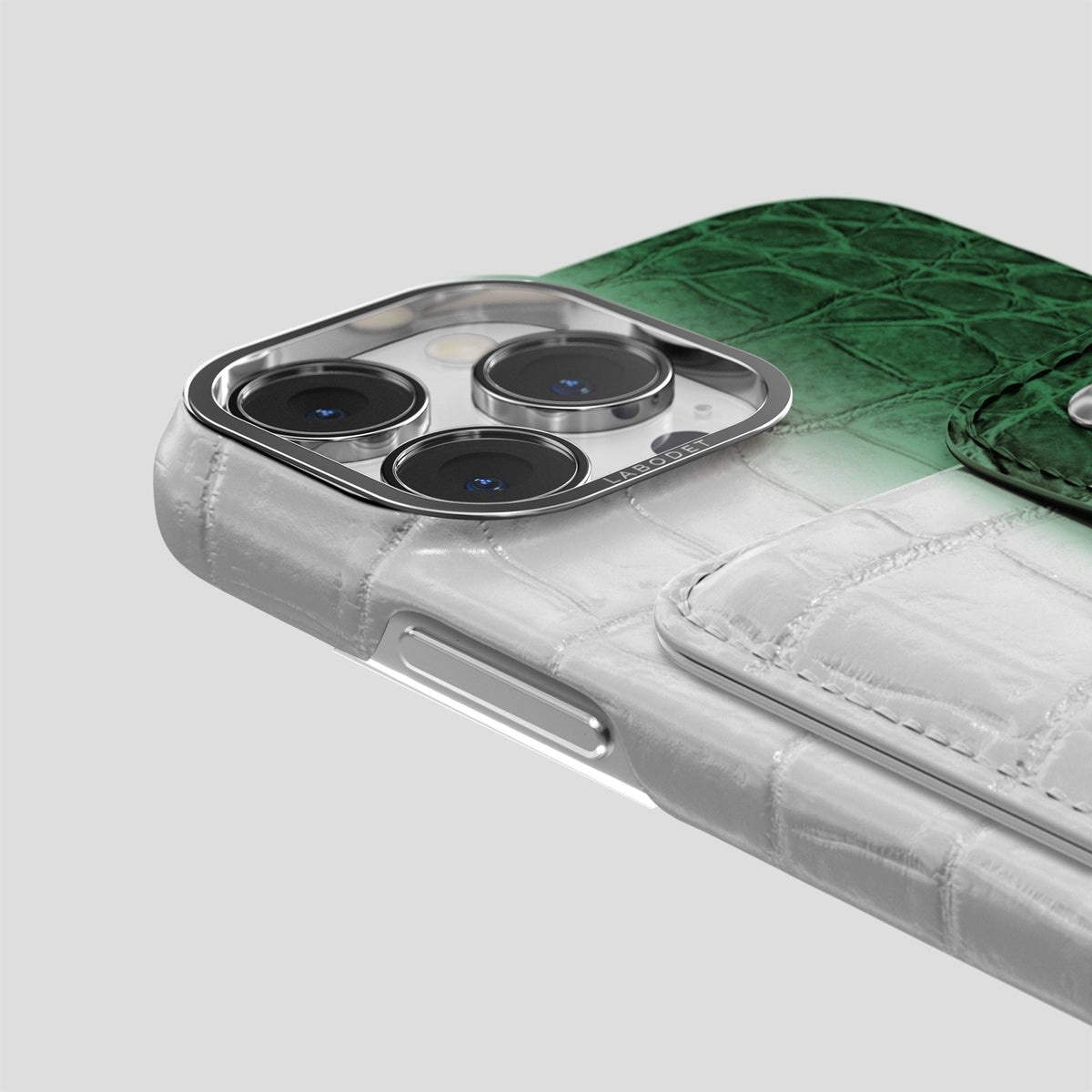Green iPhone 15 Pro Max Envelope Case Himalayan Crocodile -5 | Green