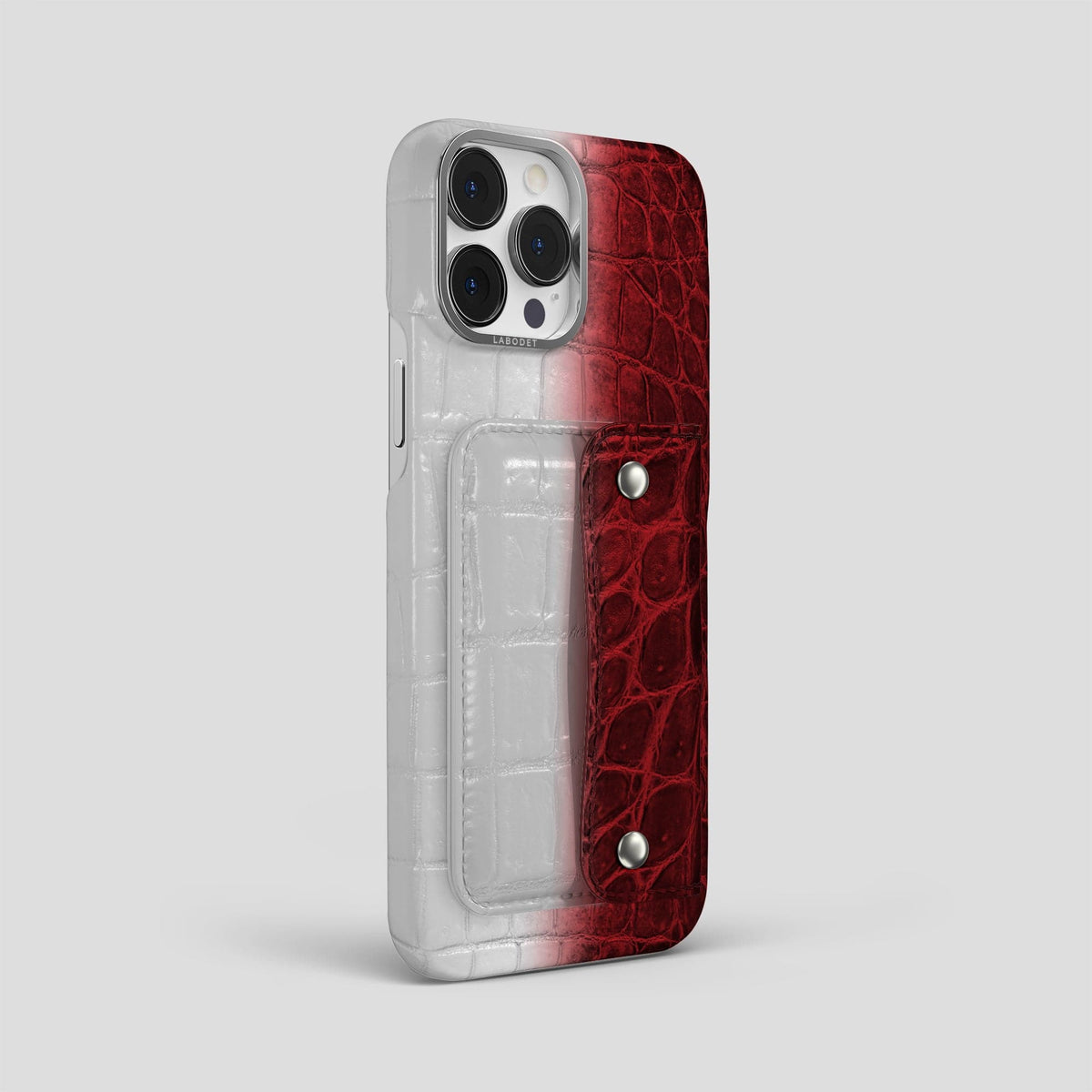 Red iPhone 15 Pro Max Envelope Case Himalayan Crocodile -3 | Red