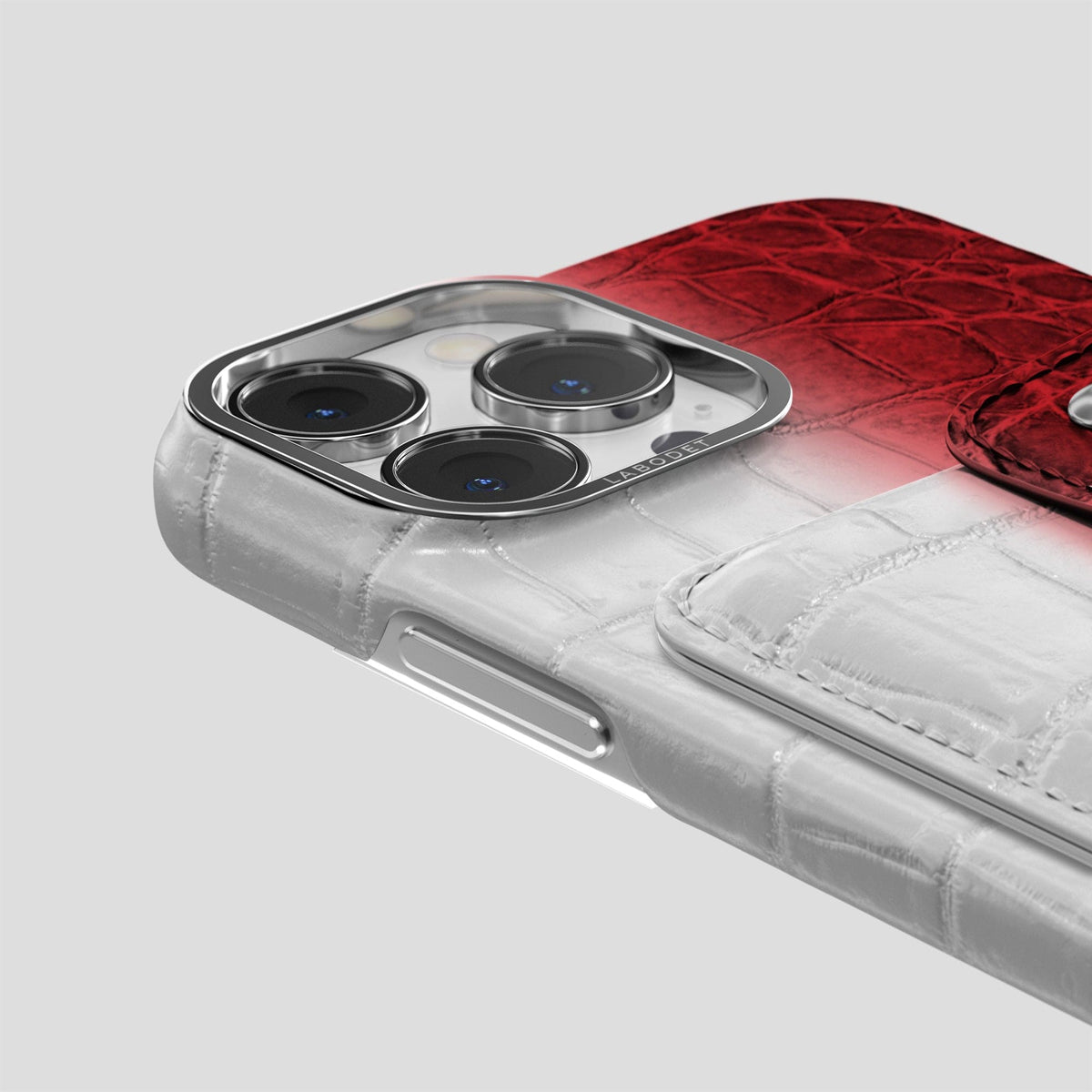 Red iPhone 15 Pro Max Envelope Case Himalayan Crocodile -5 | Red