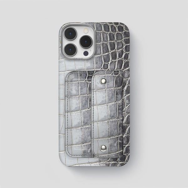Envelope Case For iPhone 15 Pro Max In Himalayan Crocodile